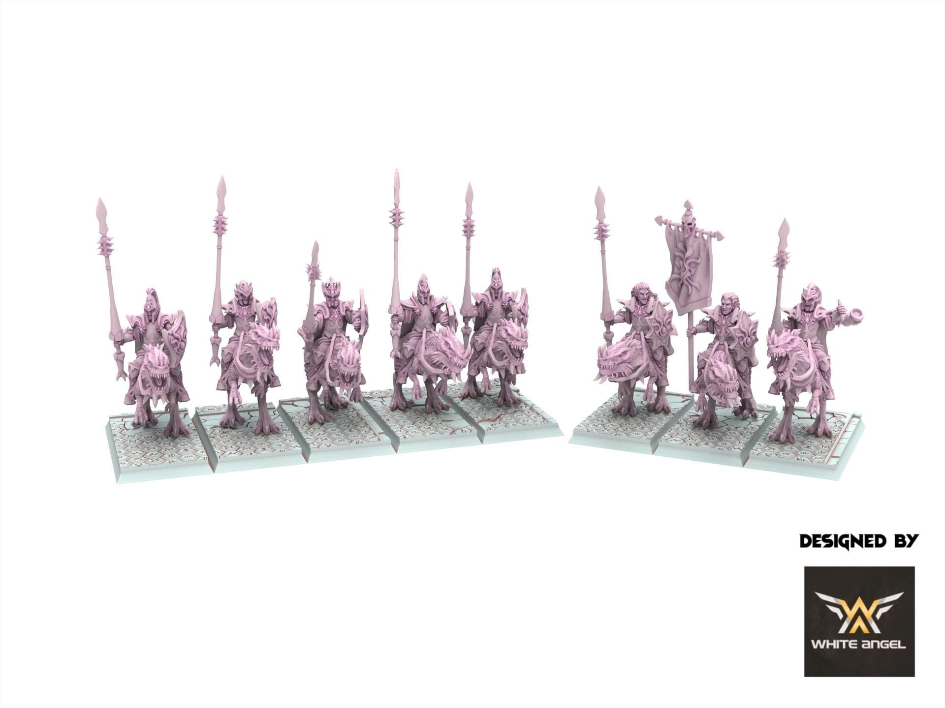 Dark Elves - Lords of the Dark Land - Slaves of Darkness - White Angel Miniatures