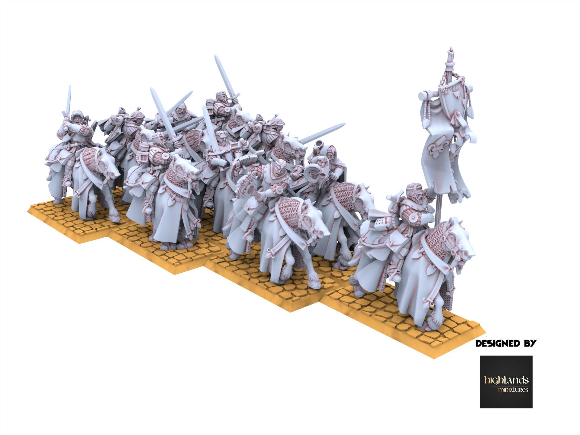 Arthurian Knights - Questing Knights - Gallia - Highlands Miniatures