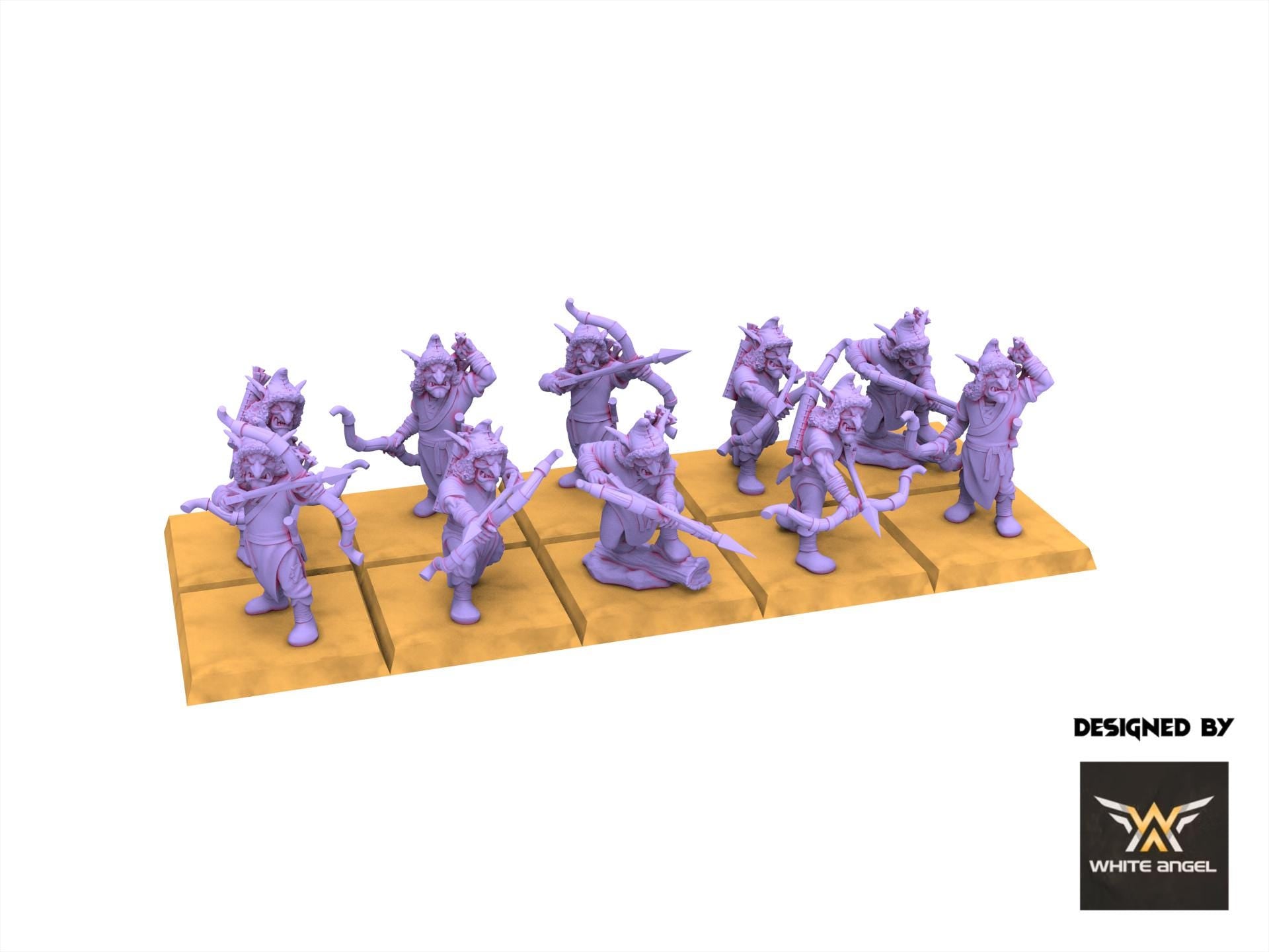 Chaos Dwarves - Infernal Goblin Arrow - Infernal Dwarves - White Angel Miniatures