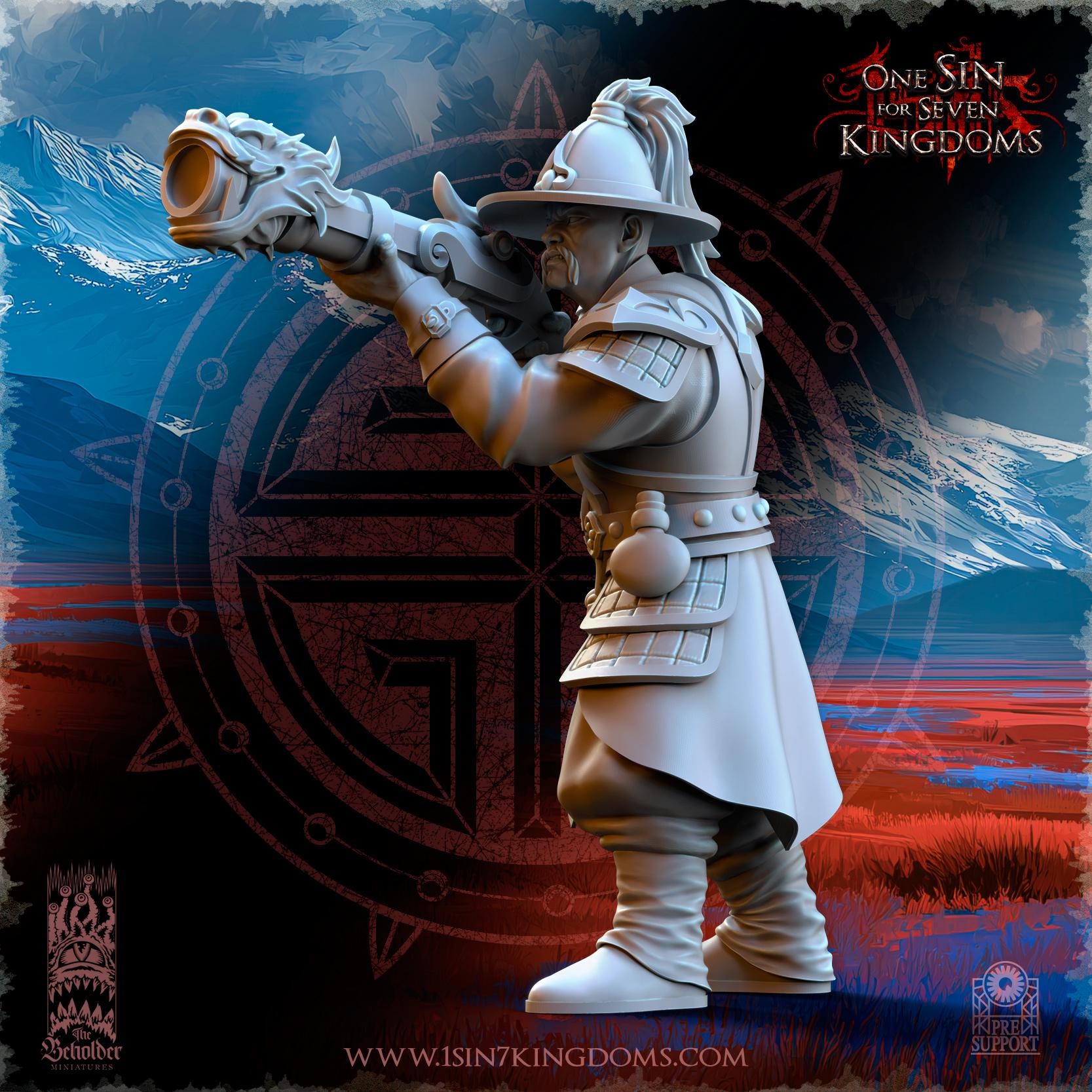 East Empire - Imperial Gunners - Astarii Dynasty - 28&32mm - The Beholder Miniatures