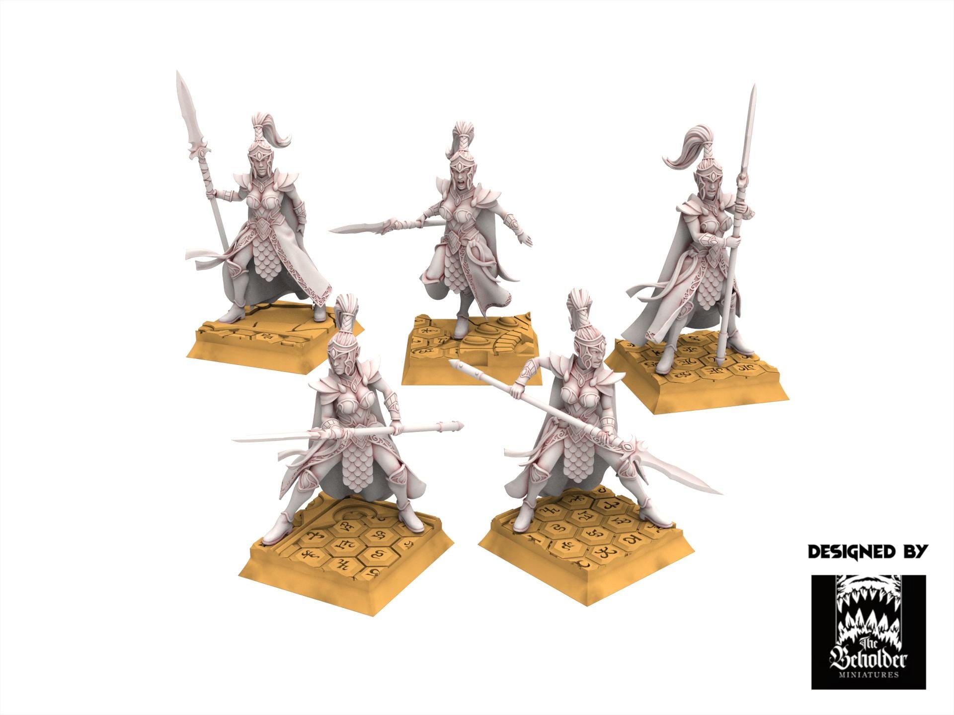 Hight Elves - Sisterhood Praetorians - Silvermoor - The Beholder Miniatures
