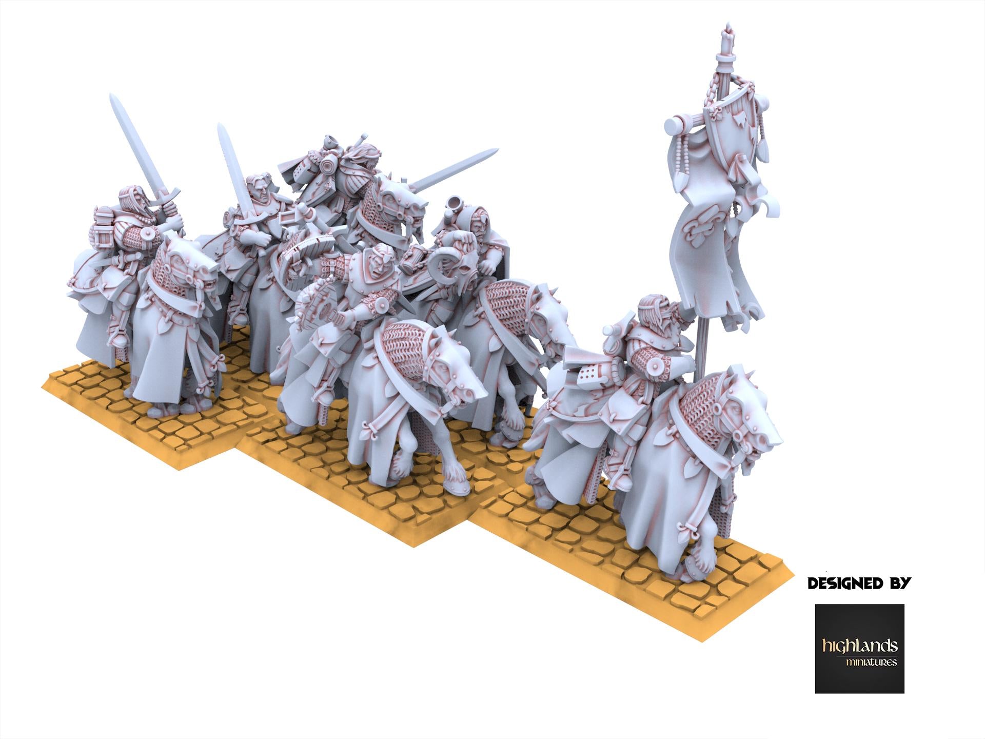 Arthurian Knights - Questing Knights - Gallia - Highlands Miniatures