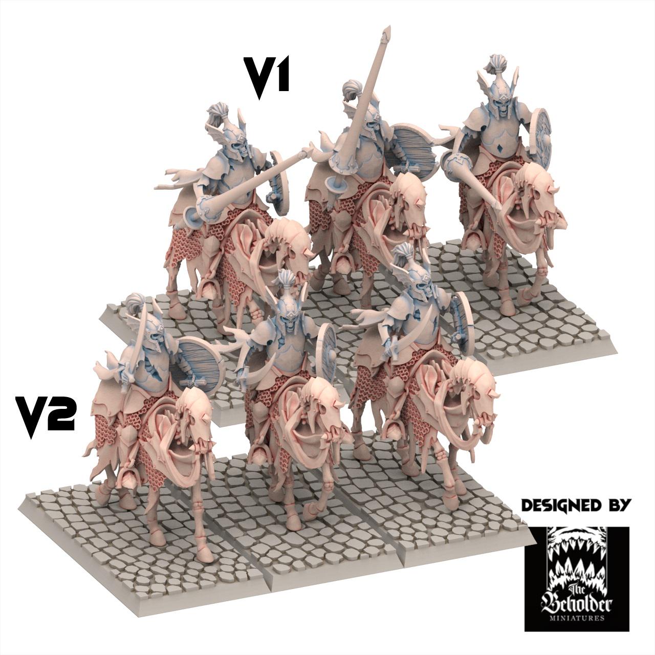 Undead 32/28mm - Grave Knights - Undying Legions - The Beholder Miniatures