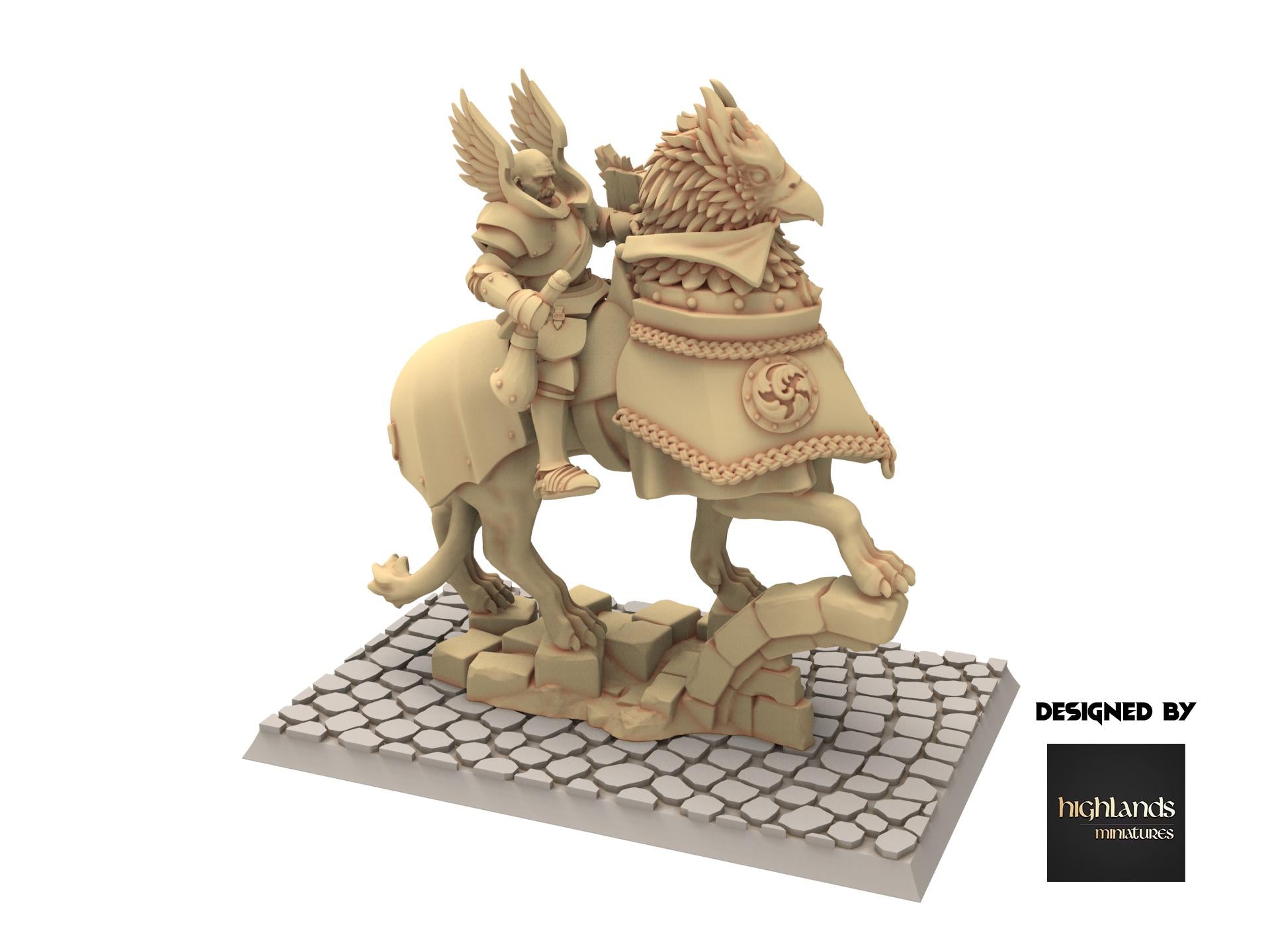 Imperial Fantasy - Griffins Knights - Sunland - Highlands Miniatures