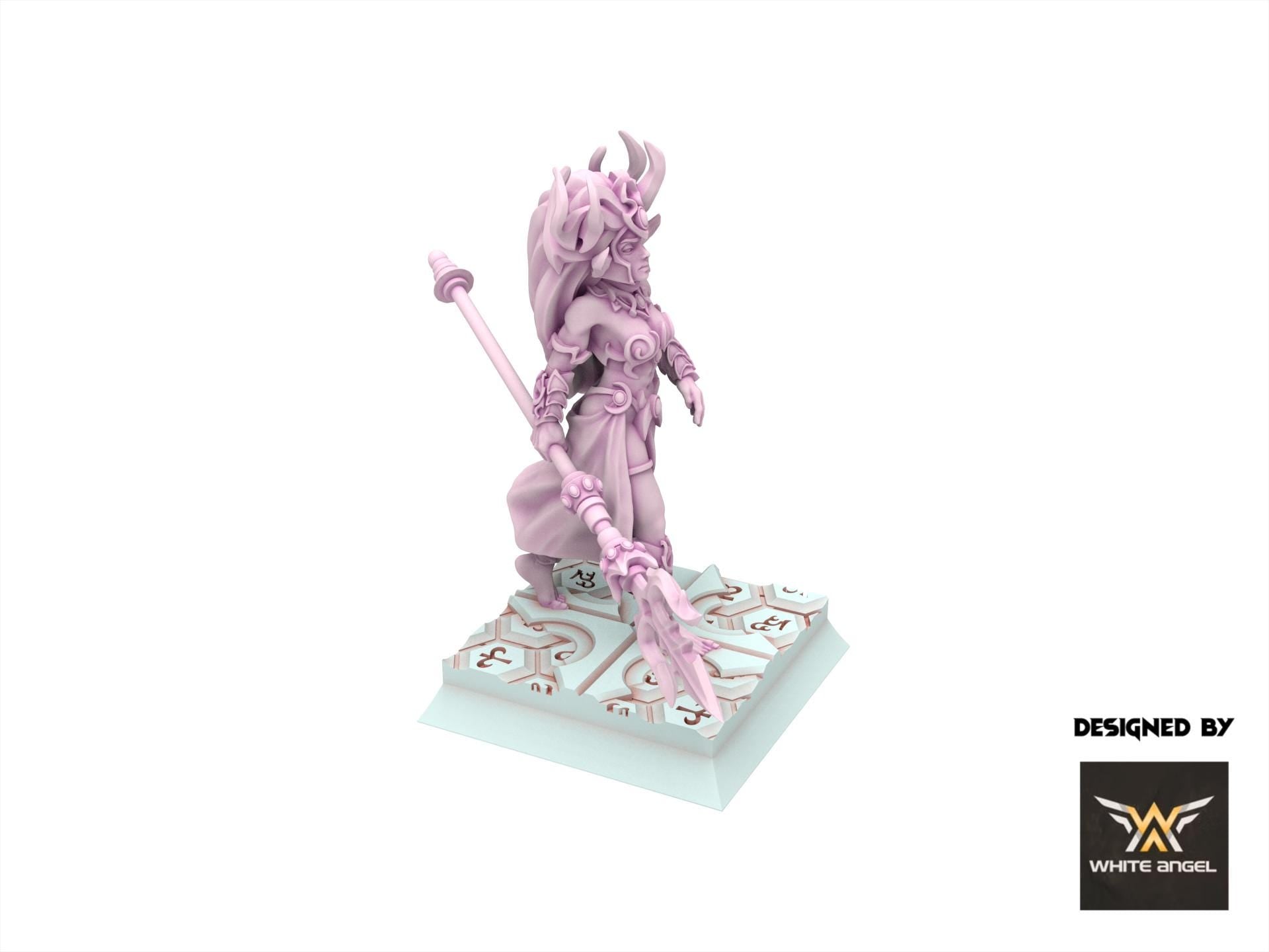 Dark Elves - Great Mother of the Dark Realm - Slaves of Darkness - White Angel Miniatures