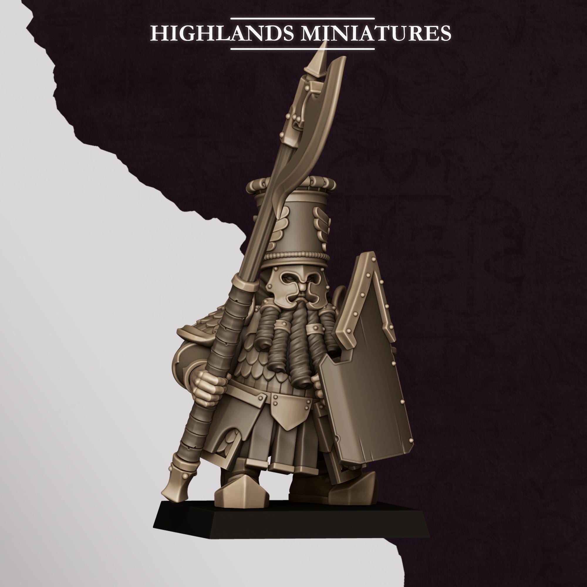 Chaos Dwarves - Heavy Guard - Sons of Marduk - Highlands Miniatures