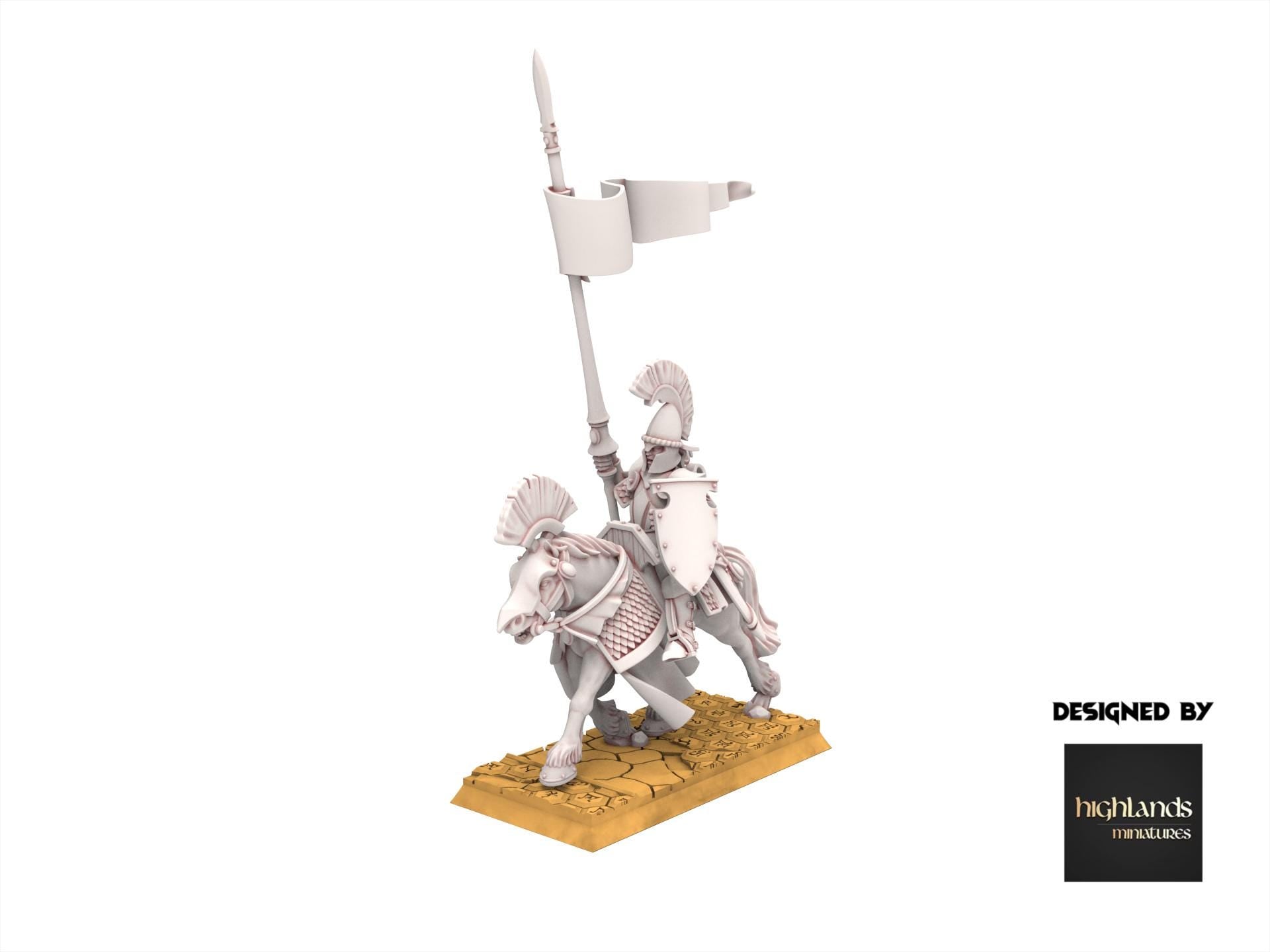 Hight Elves - Mounted Lances - Aegean - Highlands Miniatures