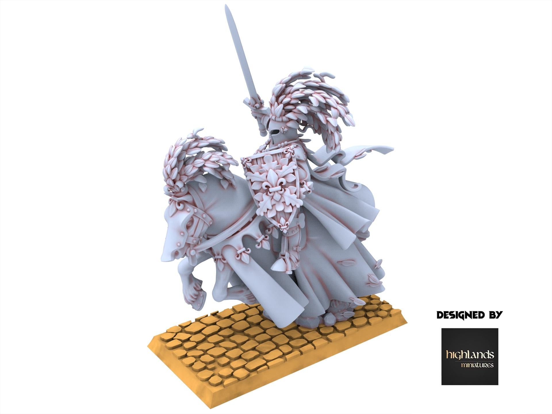 Arthurian Knights - Green Knight - Gallia - Highlands Miniatures