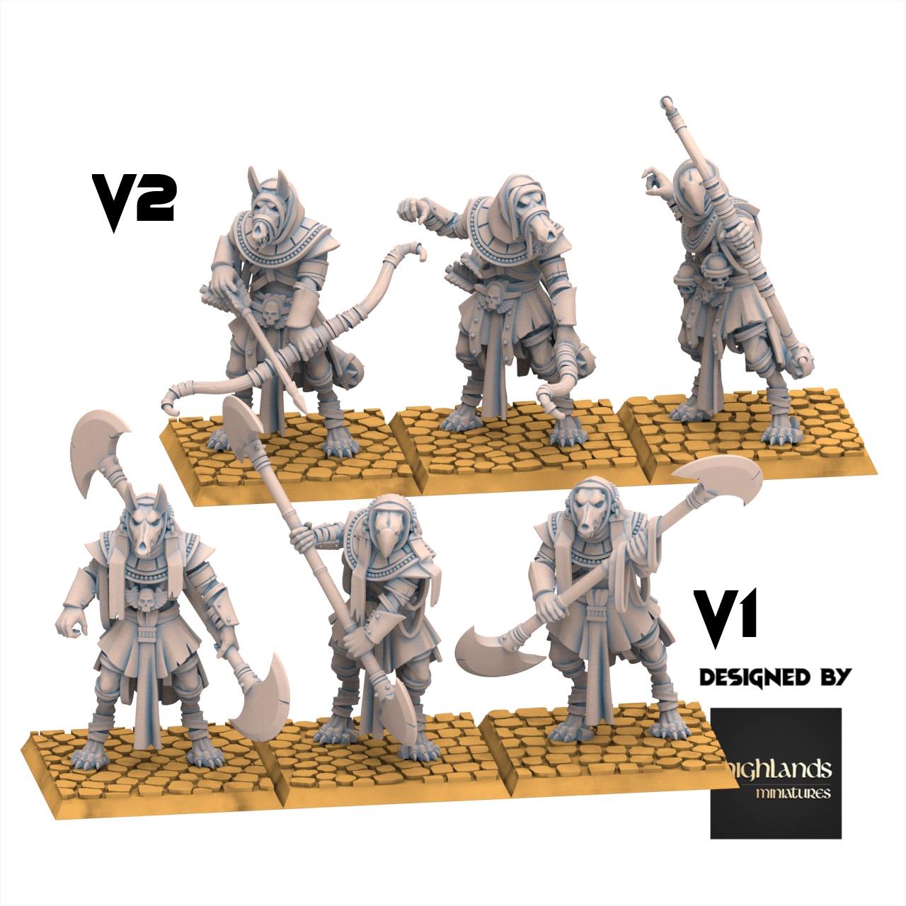 Eternal Dynasties - Anubis guard - Eternal Dynasties - Highlands Miniatures