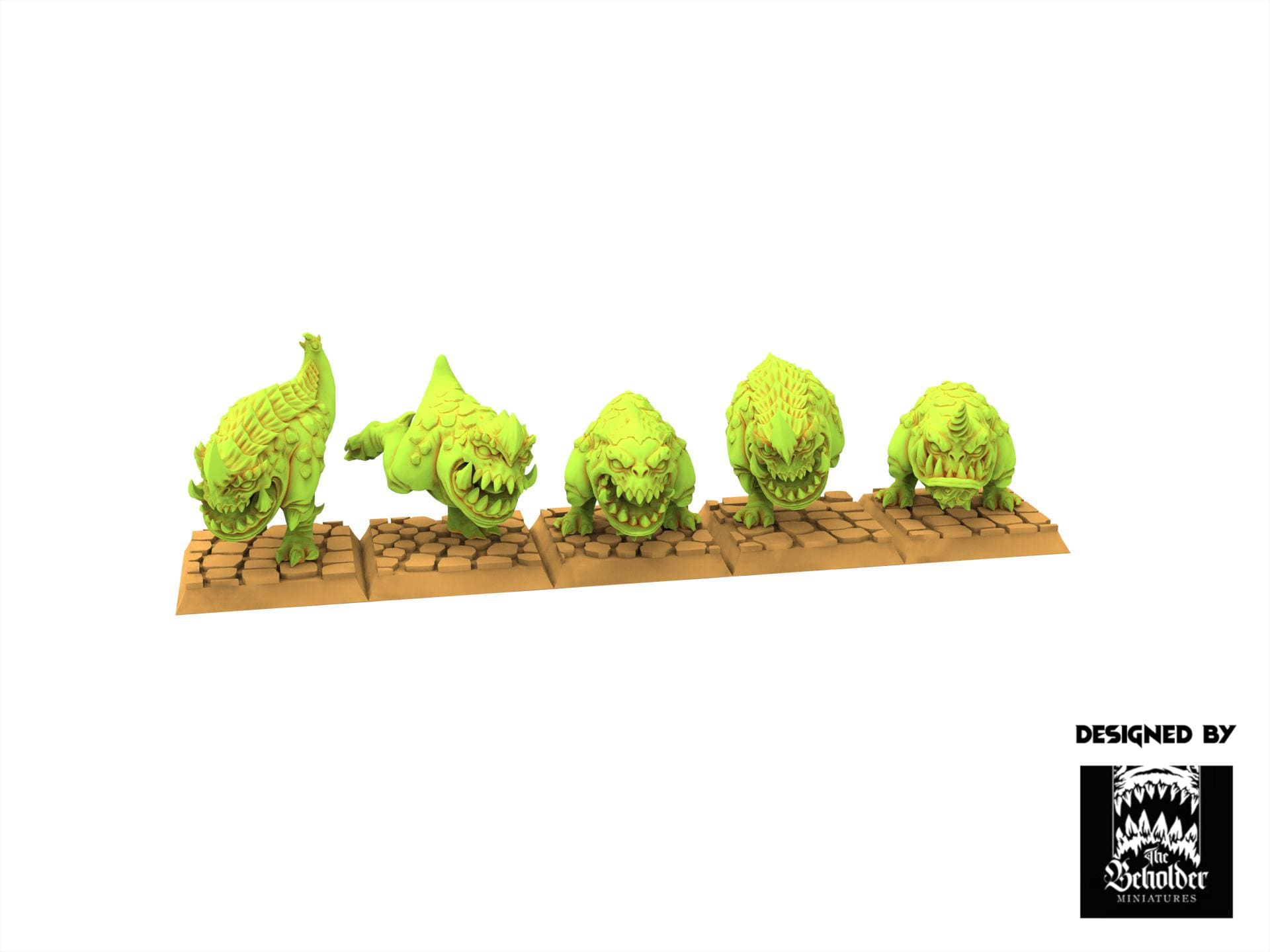 Orc & Goblin - Kavehorrors Whisperers - The Black horde - The Beholder Miniatures