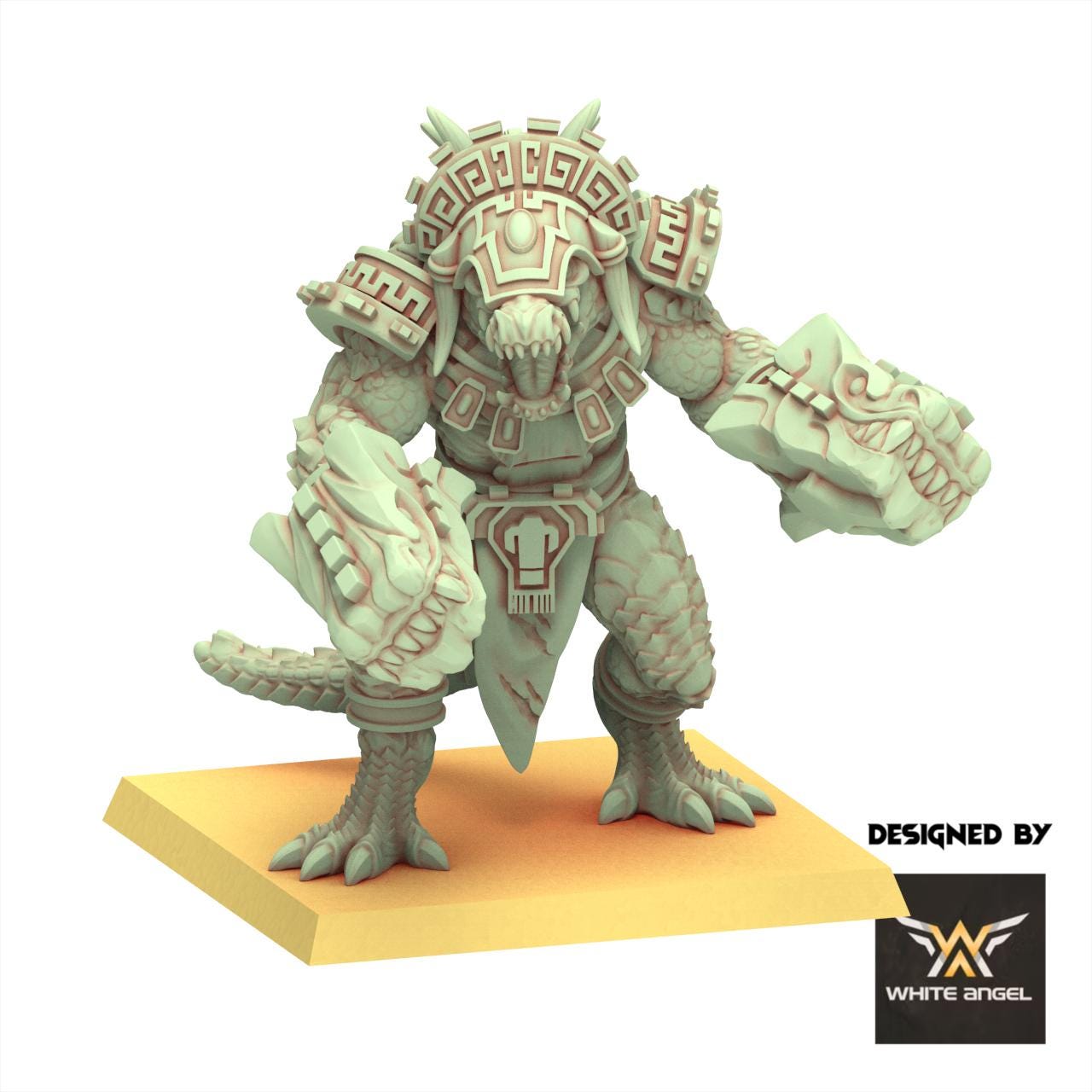 Lizardmen 28/32mm - Crocogators - White Angel Miniatures