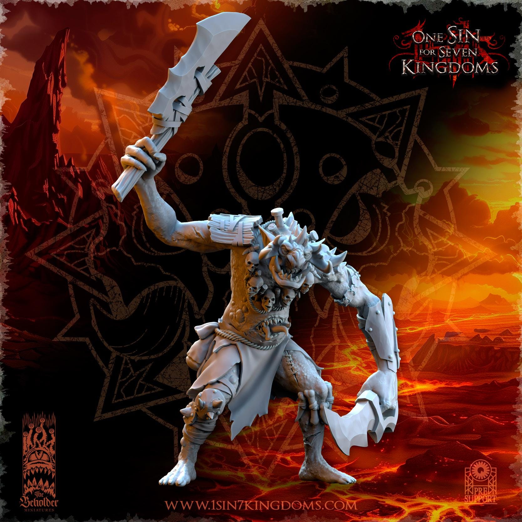 Fantasy Chaos - Trolls - Realms of Mayhem - Beholder Miniature