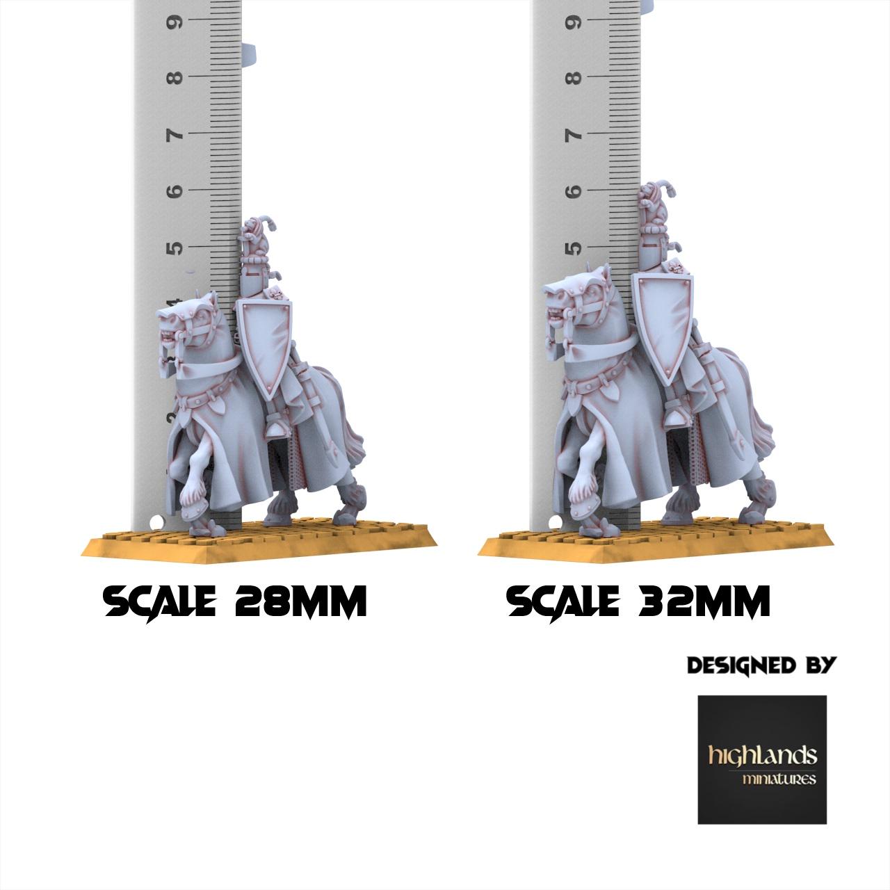 Arthurian Knights - Baroness - Gallia - Highlands Miniatures