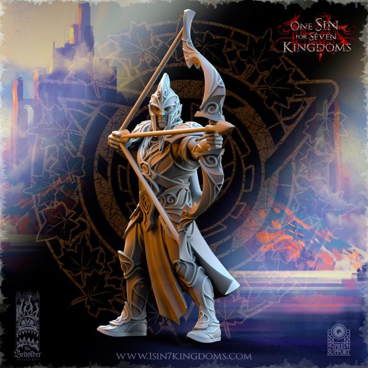 Hight Elves - Archers - Silvermoor - The Beholder Miniatures