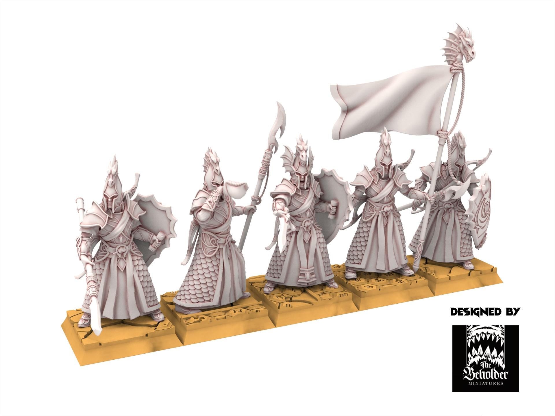 Hight Elves - Ilithien Coastland Militia - Silvermoor - The Beholder Miniatures