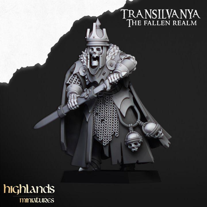 Undead - Skeletal lord - Transilvanya - Highlands Miniatures