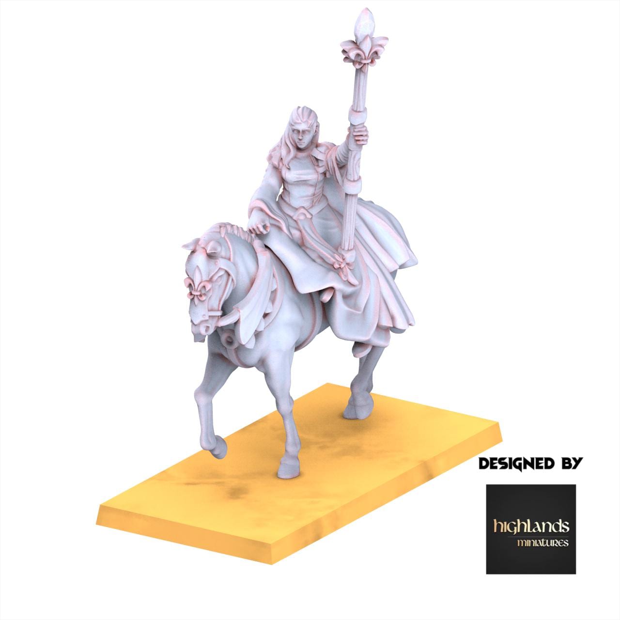 Arthurian Knights - Damsel witch - Gallia - Highlands Miniatures
