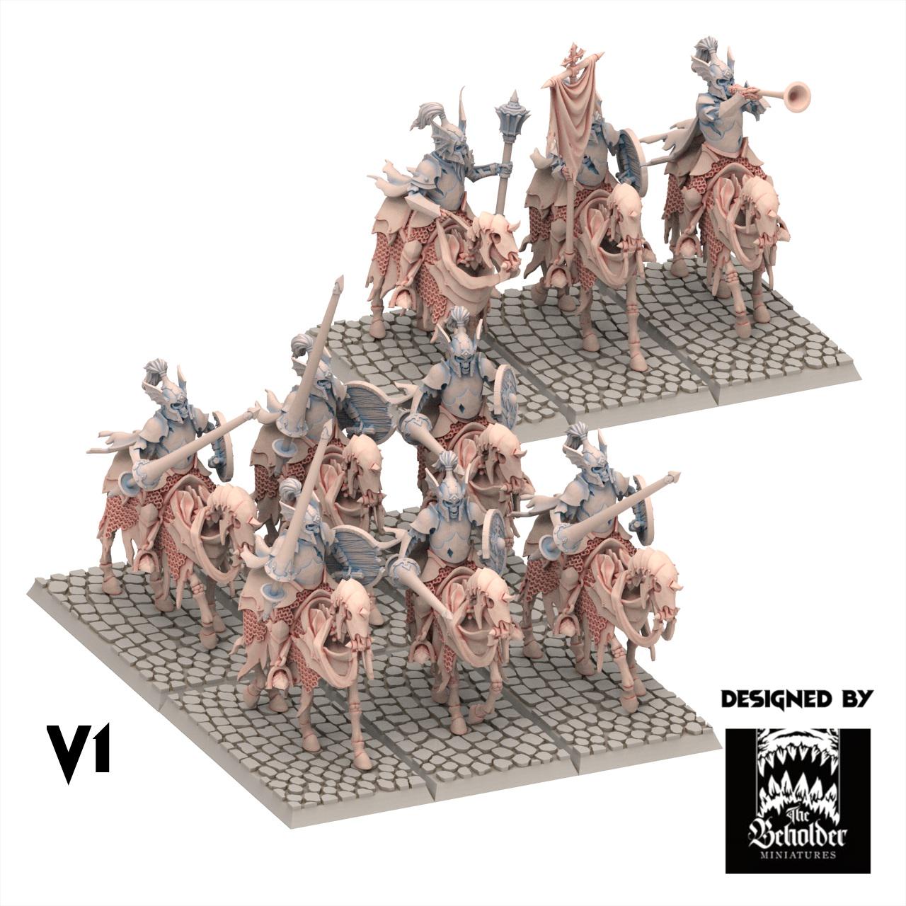 Undead 32/28mm - Grave Knights - Undying Legions - The Beholder Miniatures