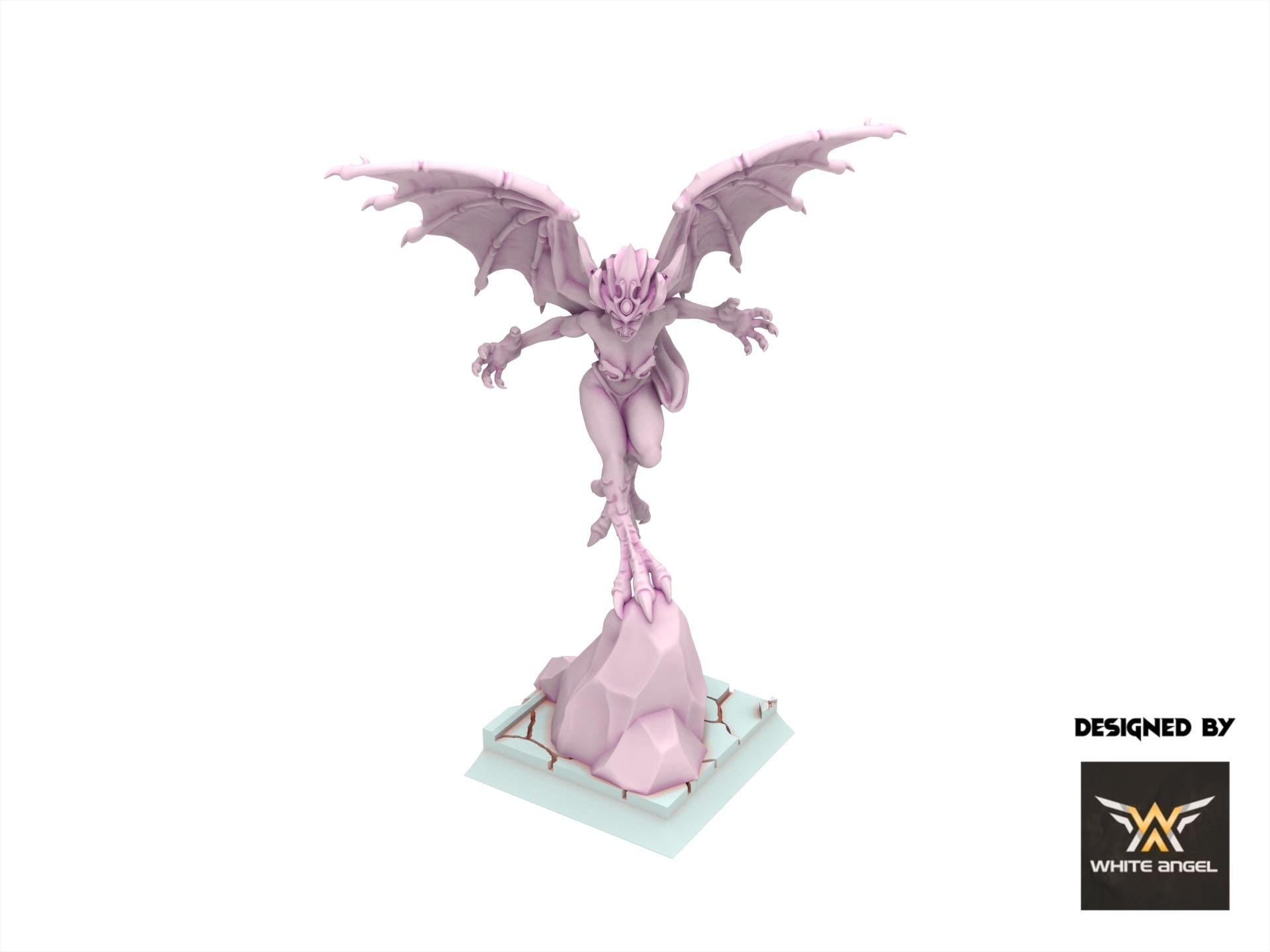 Dark Elves - x5 Harpies - Slaves of Darkness - White Angel Miniatures