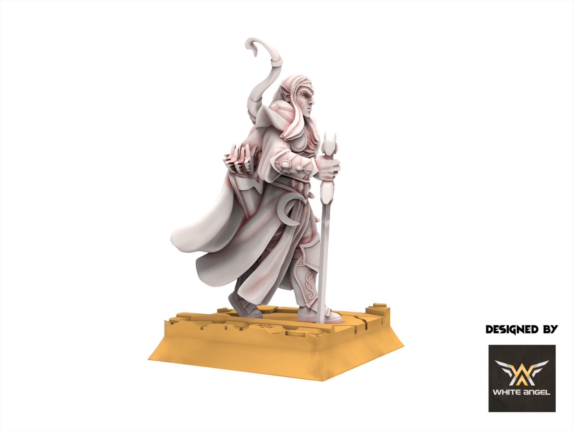 Hight Elves - The Exiled King - White Angel Miniatures