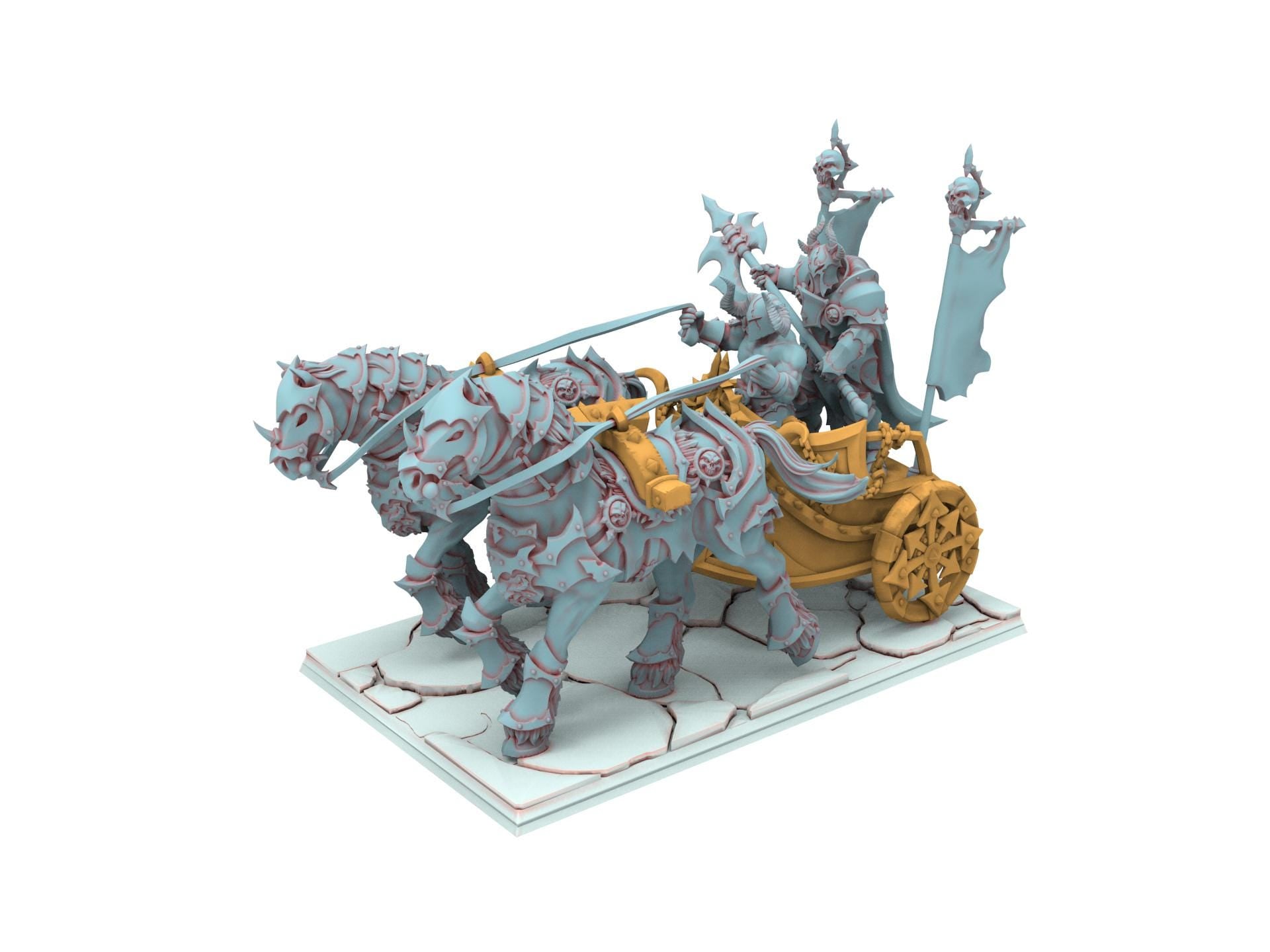 Fantasy Chaos - Deathbringer Chariot - Realms of Mayhem - Beholder Miniature