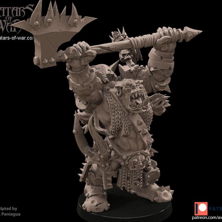 Orc & Goblin - Orcs Warlords - 28/32mm scale - Avatar of War