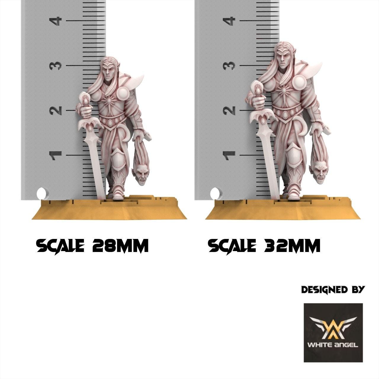 Hight Elves - The Exiled King - White Angel Miniatures