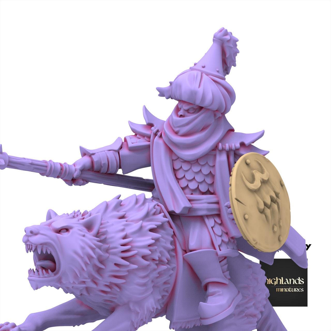 Chaos Dwarves - Hobgoblin Hero - Sons of Marduk - Highlands Miniatures