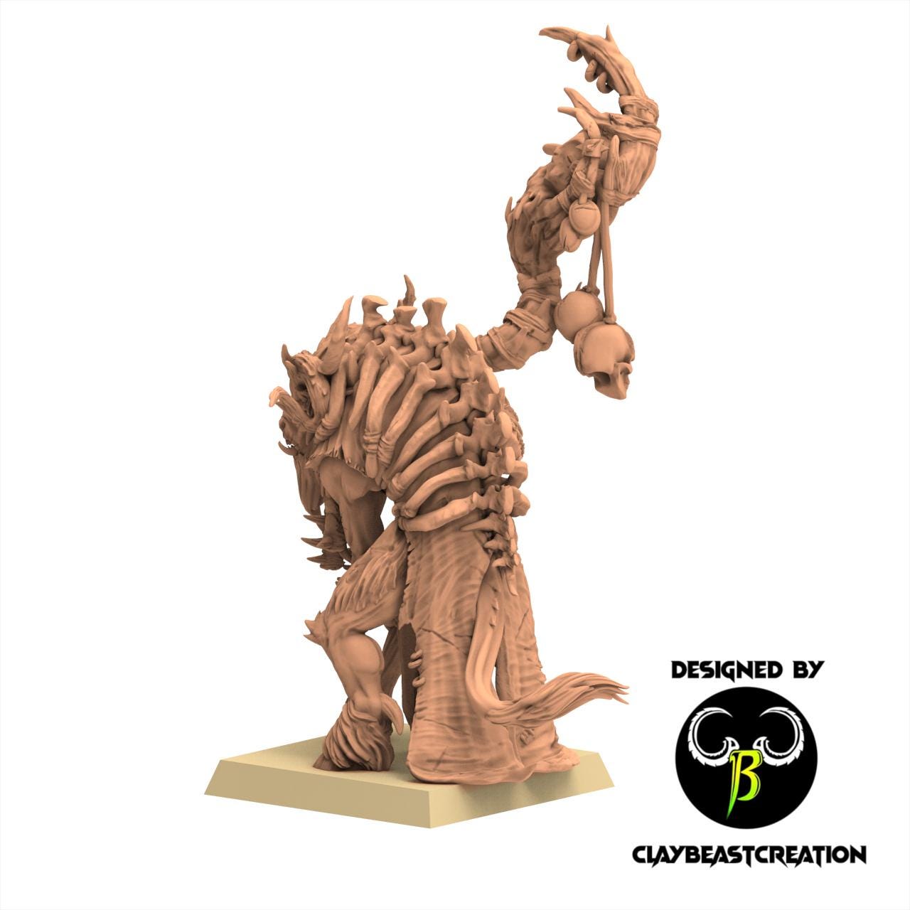 Beastmen - Bestial Prophet - Fallen Beast - ClayBeastCreation