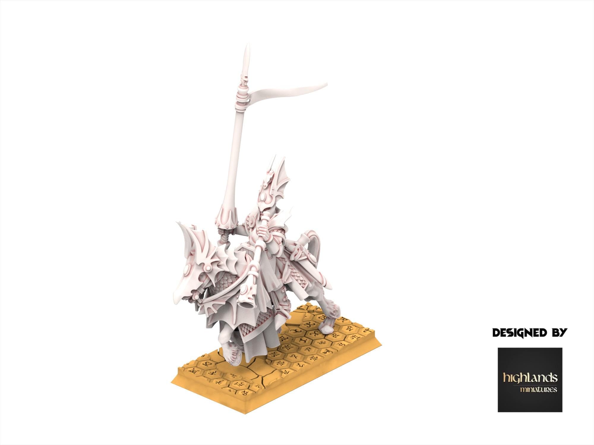 Hight Elves - Mounted Dragons - Aegean - Highlands Miniatures