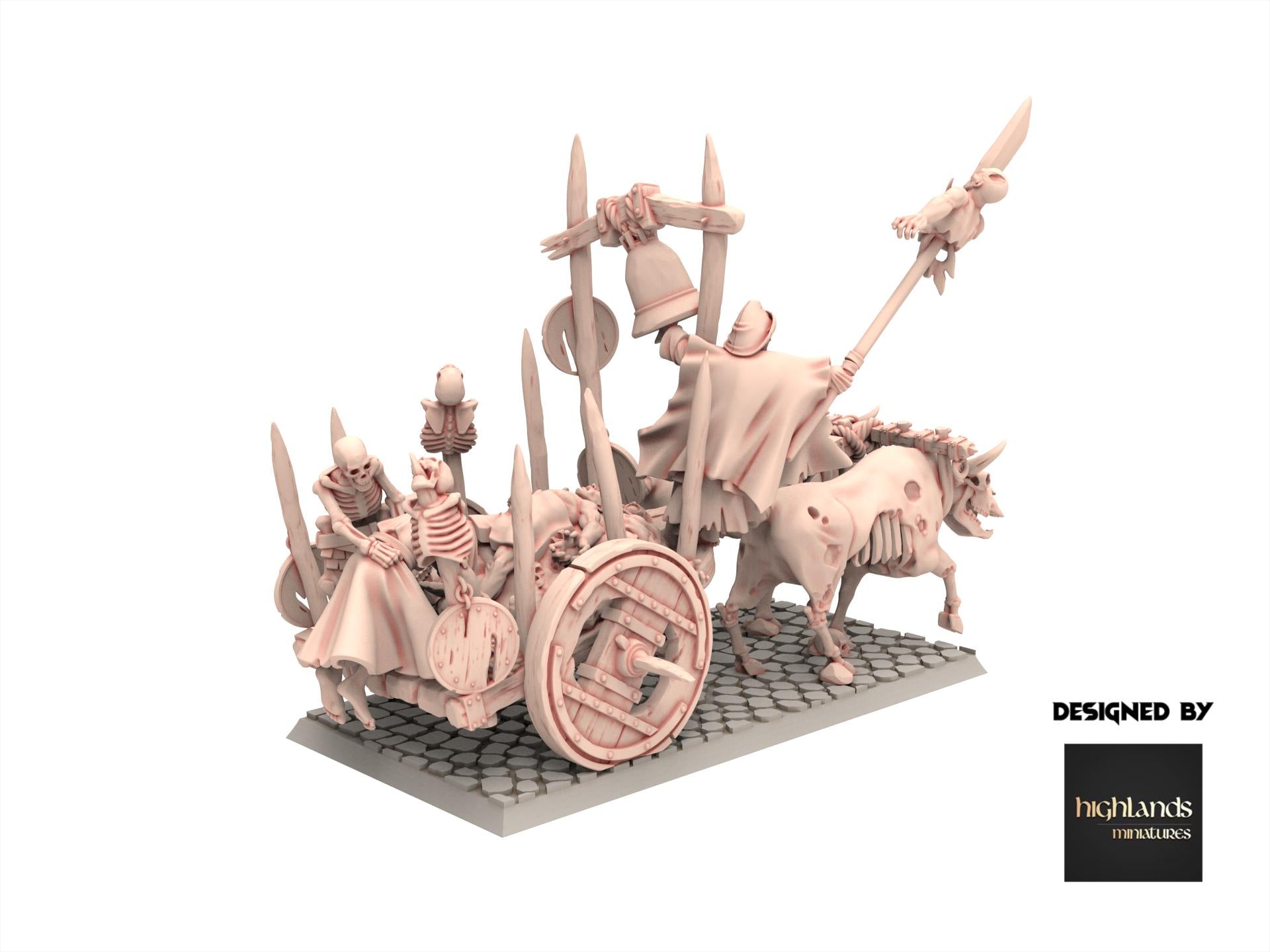 Undead - Corpse Cart - Transilvanya - Highlands Miniatures