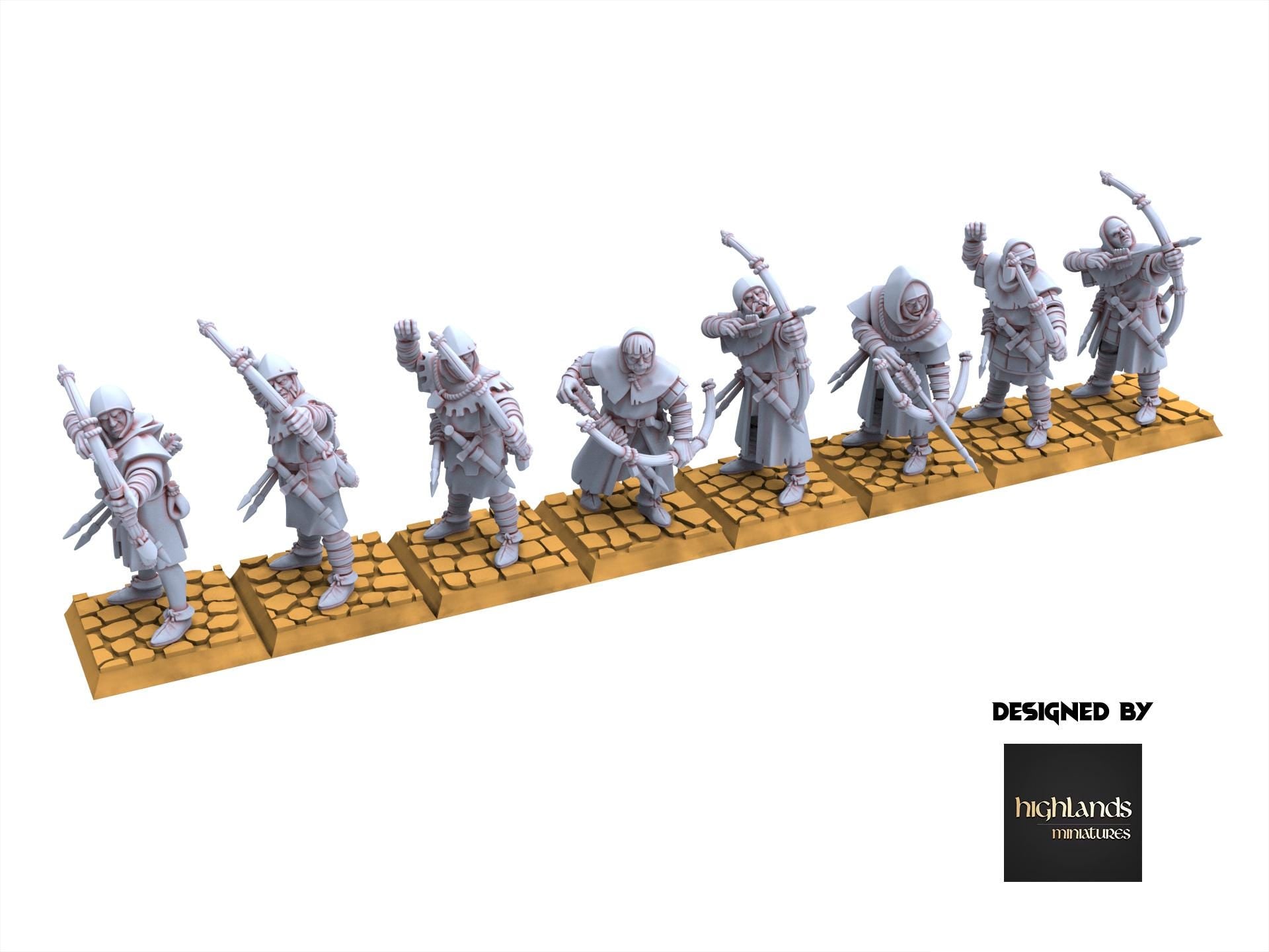 Arthurian Knights - Archer - Gallia - Highlands Miniatures