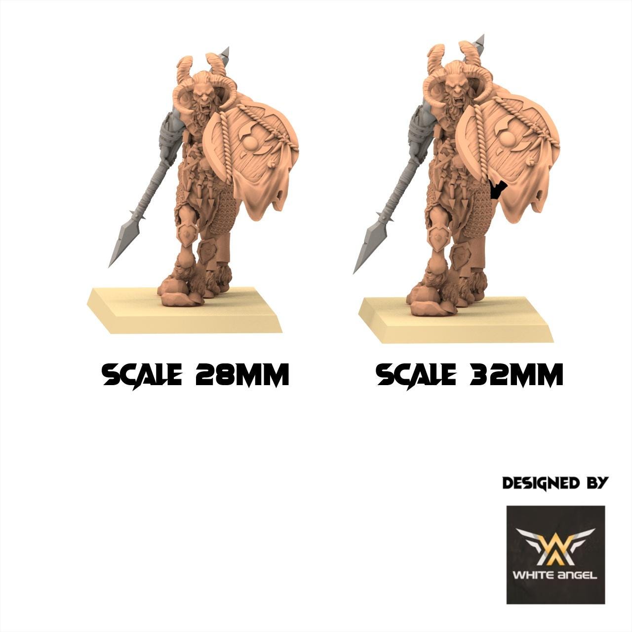 Beastmen - Beast Centaurs - White Angel Miniatures