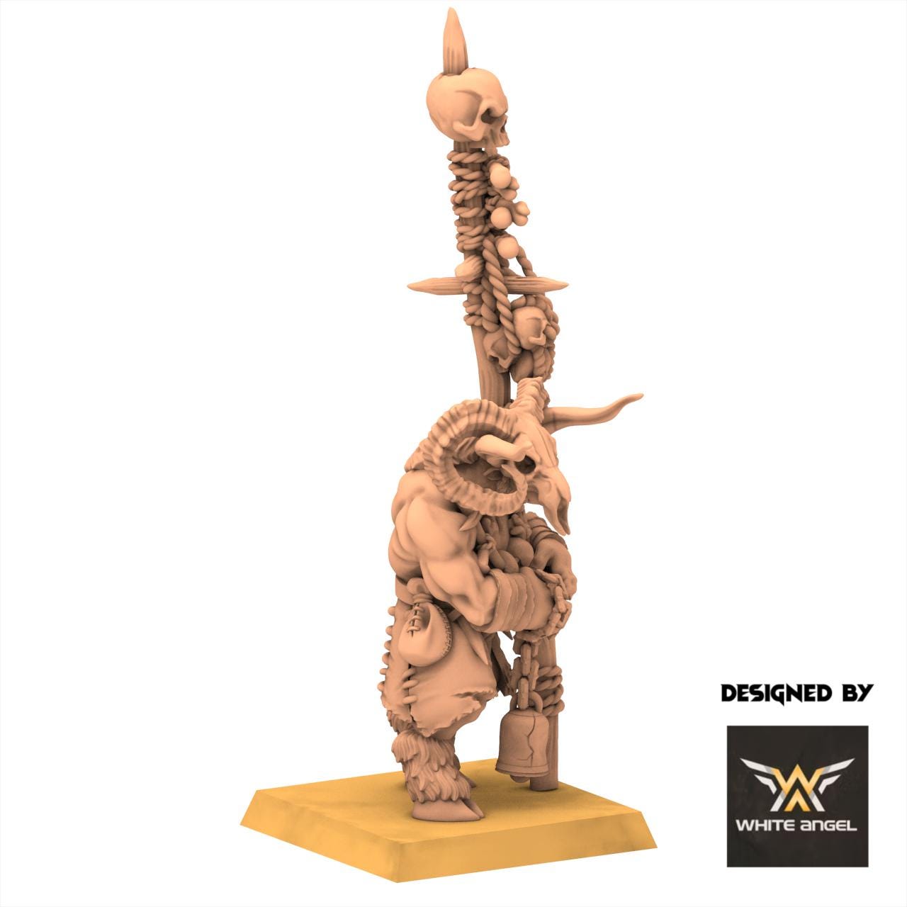 Beastmen - Beast High Shaman - White Angel Miniatures