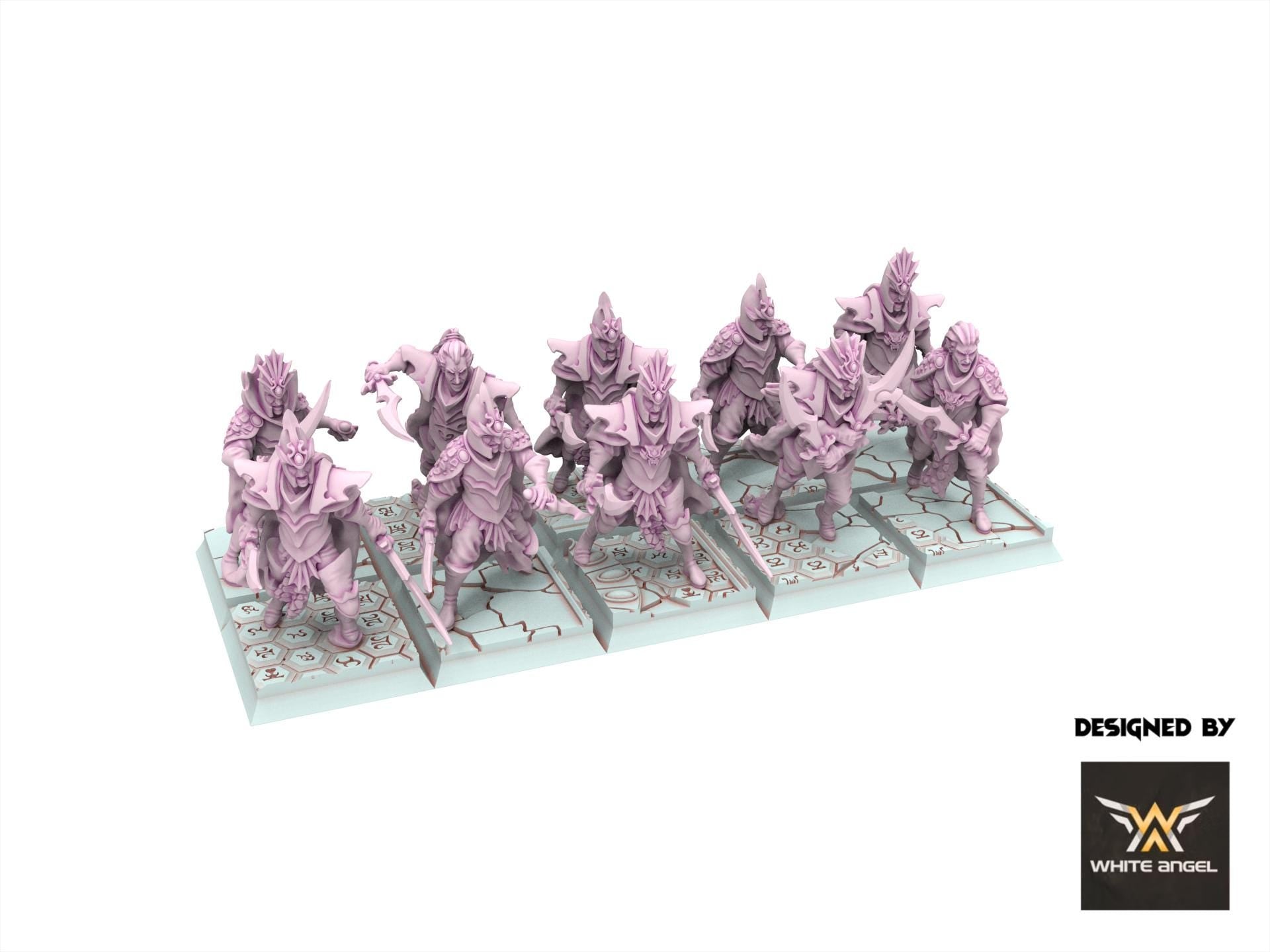Dark Elves - Black Sea Corsairs - Slaves of Darkness - White Angel Miniatures