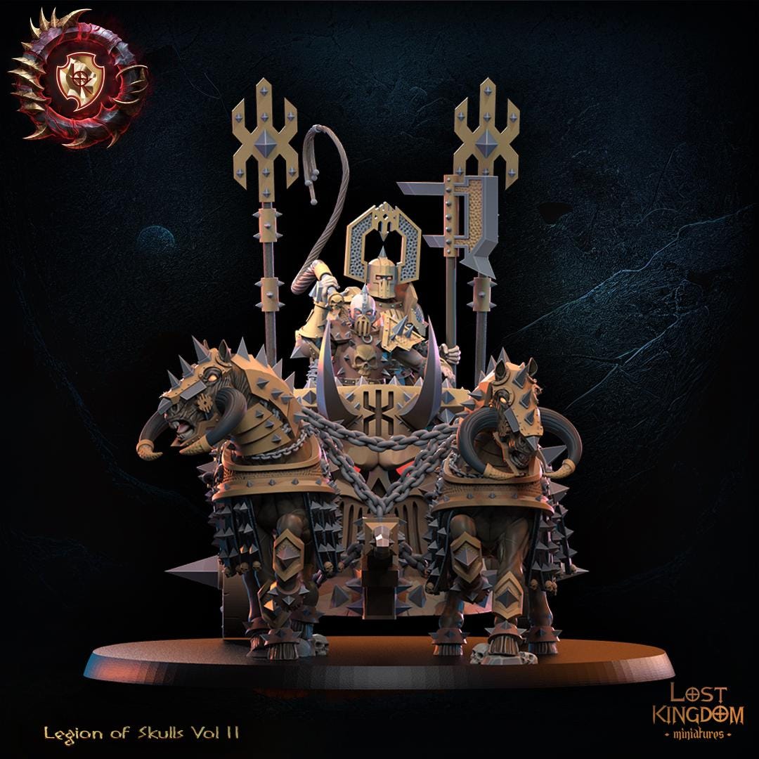 Fantasy Chaos - Blood God Chariot - Lost Kingdom Miniatures