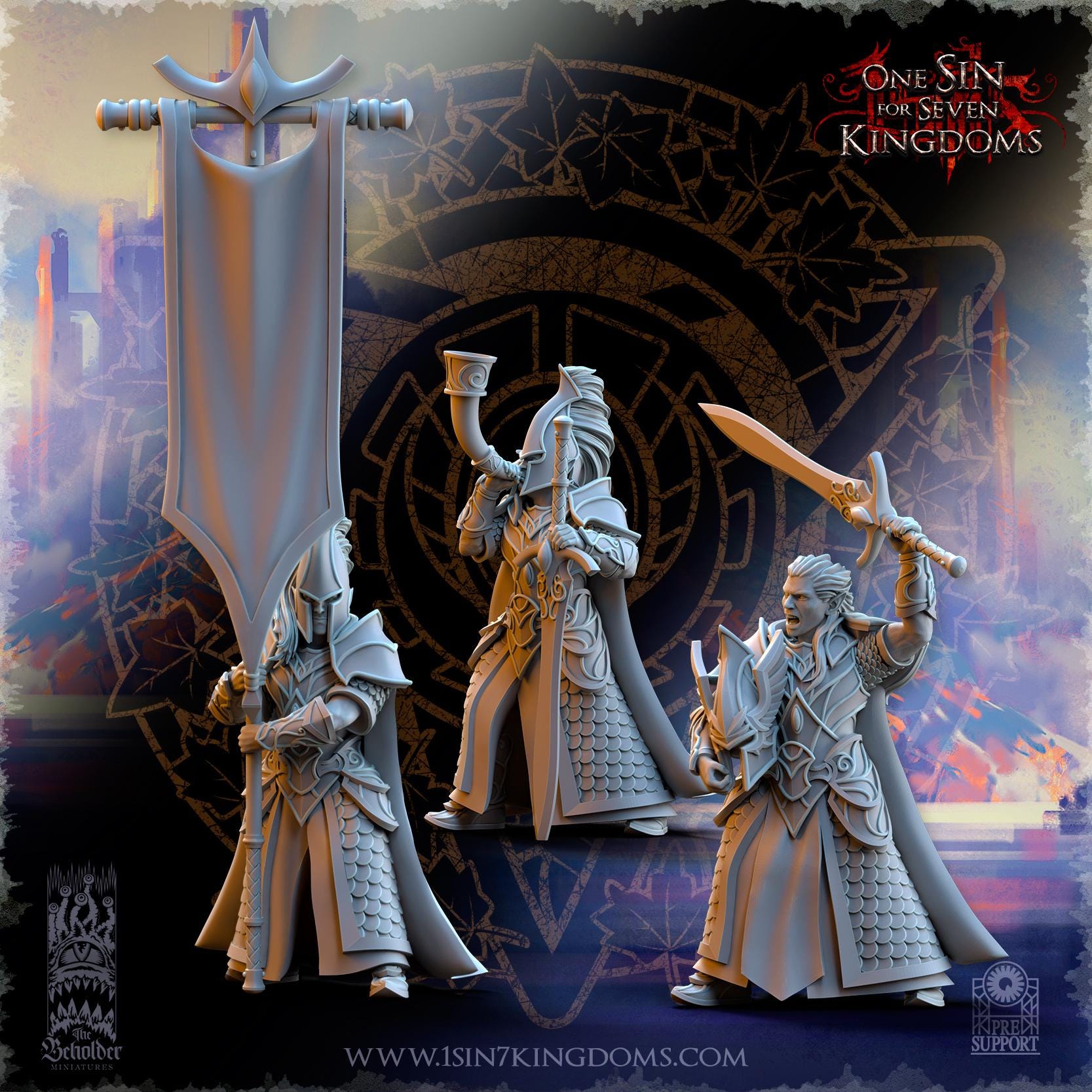 Hight Elves - Blades of Ashur - Silvermoor - The Beholder Miniatures