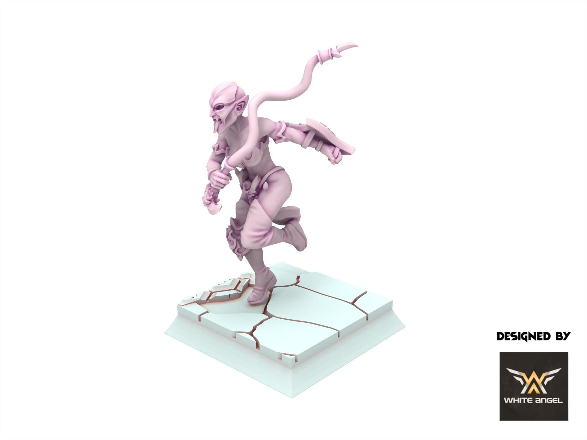 Dark Elves - Blood Drinkers - Slaves of Darkness - White Angel Miniatures
