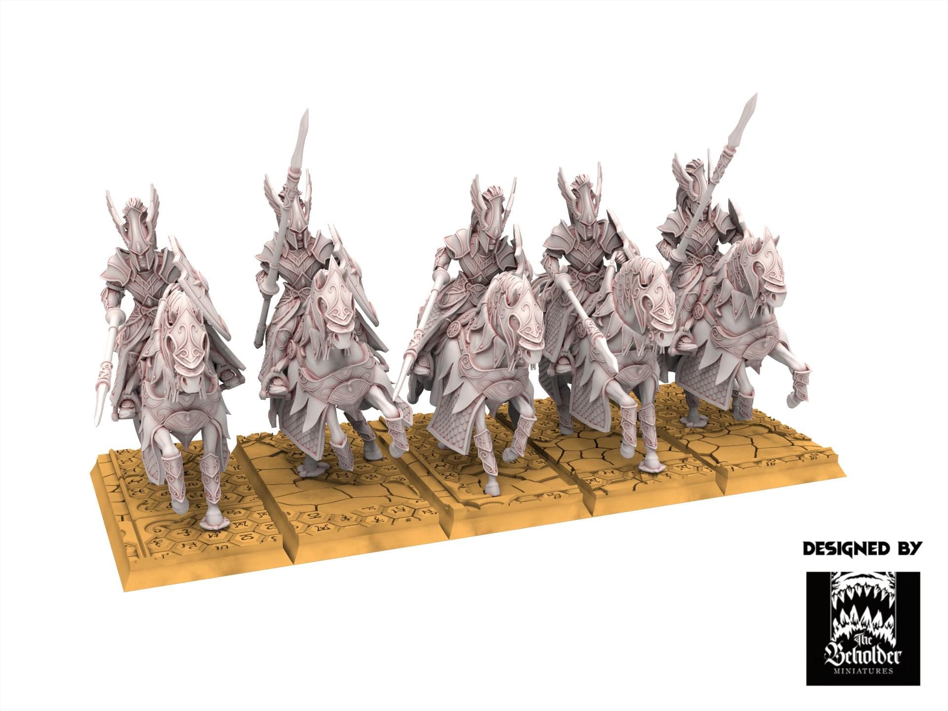 Hight Elves - Knights of Ashur - Silvermoor - The Beholder Miniatures
