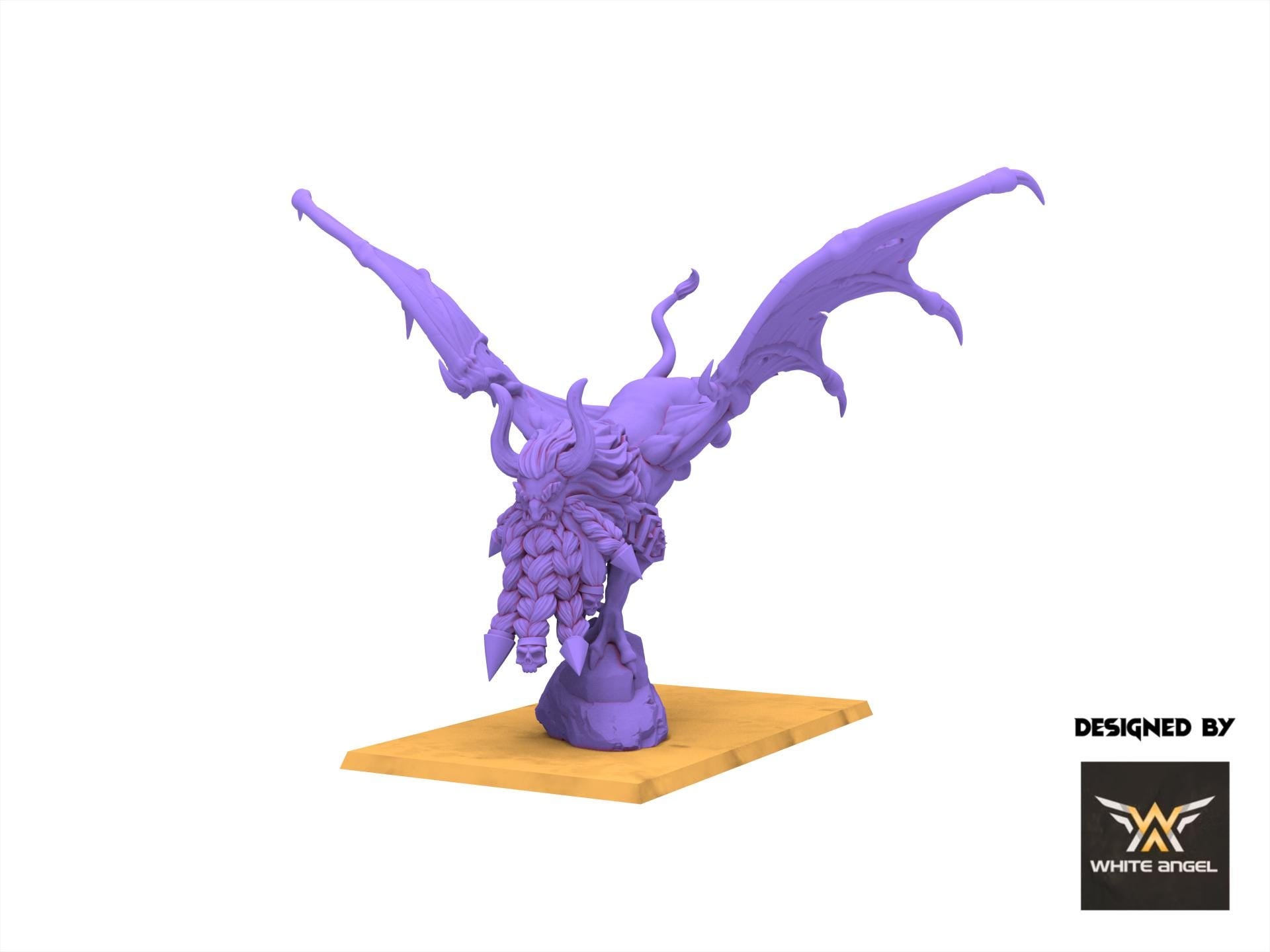 Chaos Dwarves - Infernal God - Infernal Dwarves - White Angel Miniatures