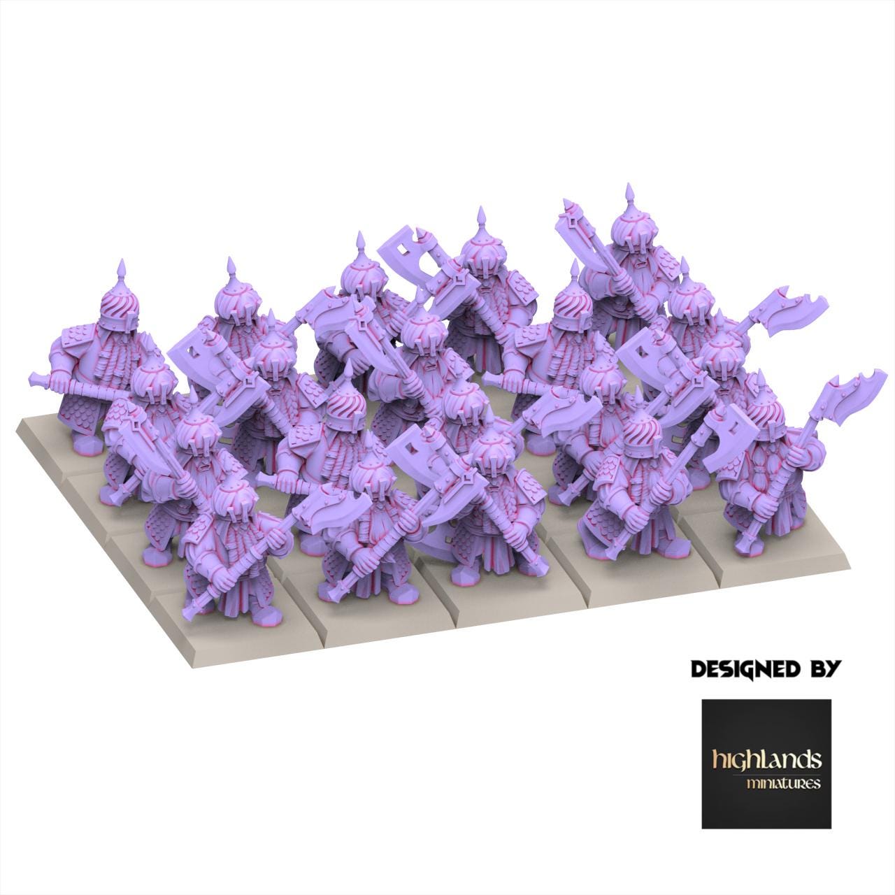 Chaos Dwarves - Warriors With Great Weapons - Sons of Marduk - Highlands Miniatures