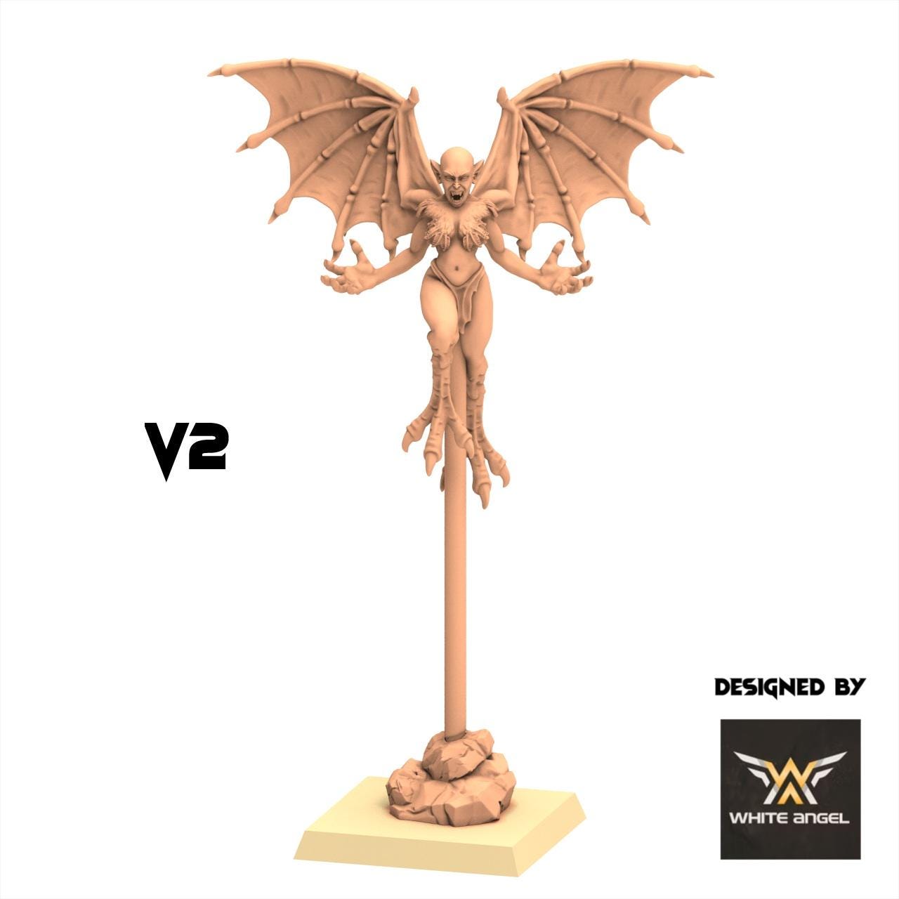 Beastmen - Harpy - White Angel Miniatures