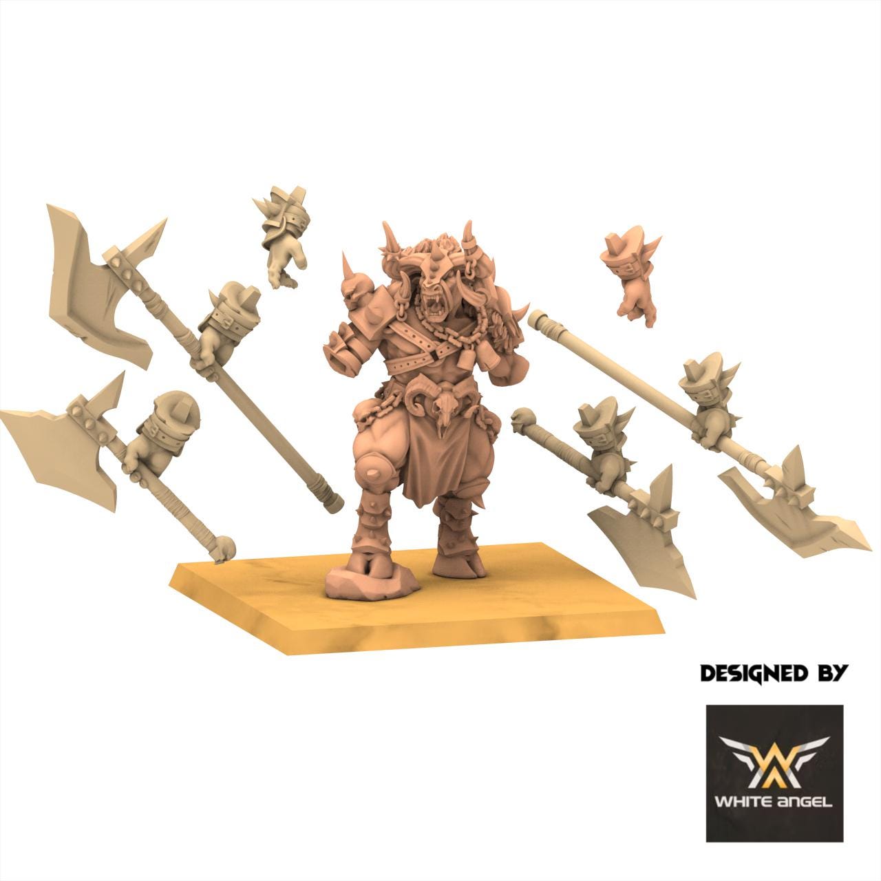 Beastmen - Minotaurs - White Angel Miniatures