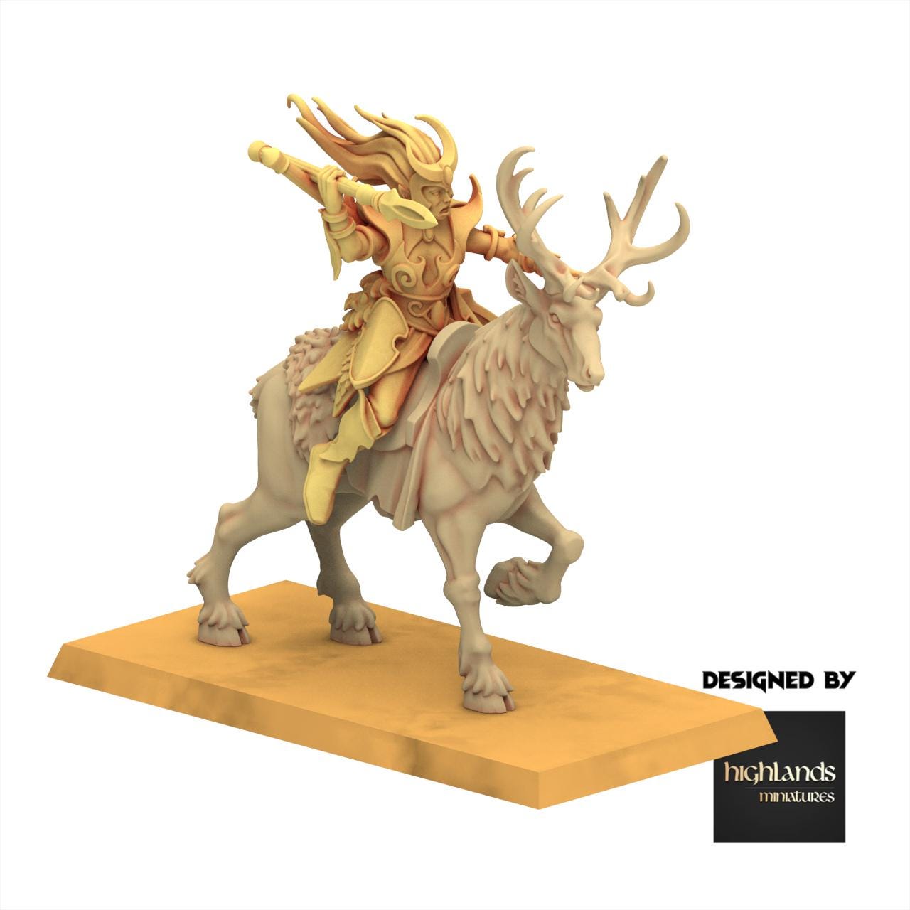 Sylvan Elves - Moonlight Sisters - Feral - Highlands Miniatures
