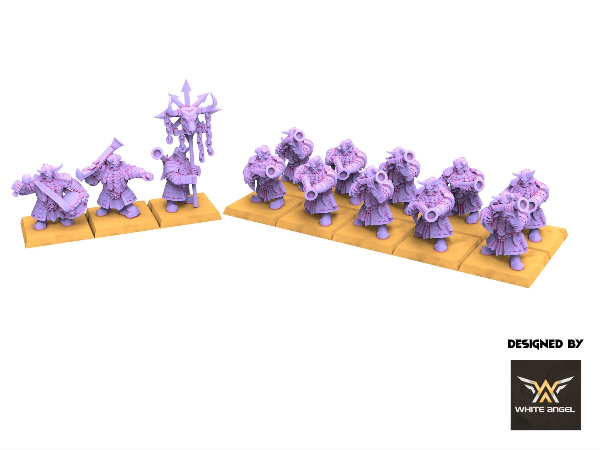 Chaos Dwarves - Infernal Gun - Infernal Dwarves - White Angel Miniatures