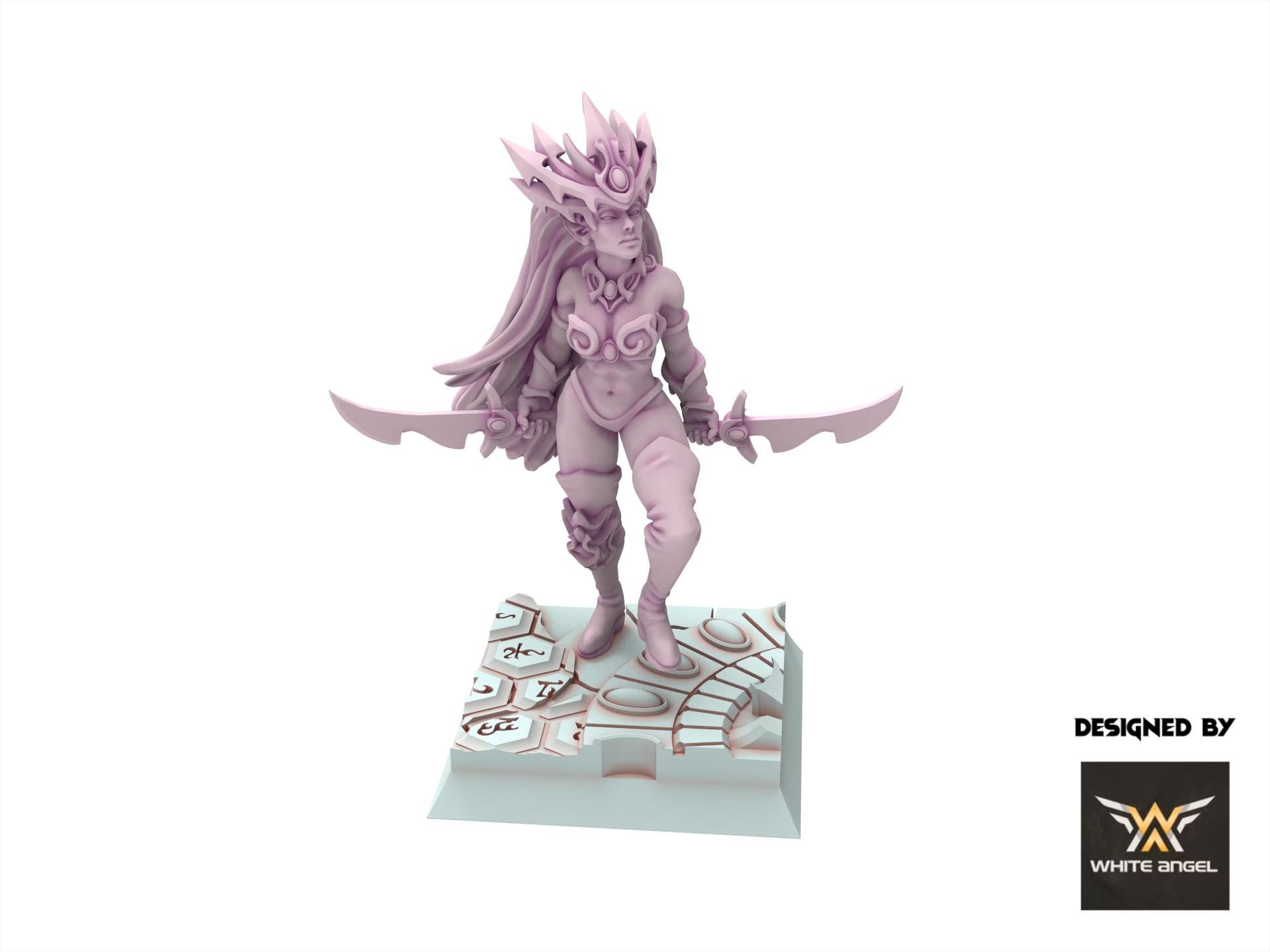 Dark Elves - Great Sister of Darkness - Slaves of Darkness - White Angel Miniatures