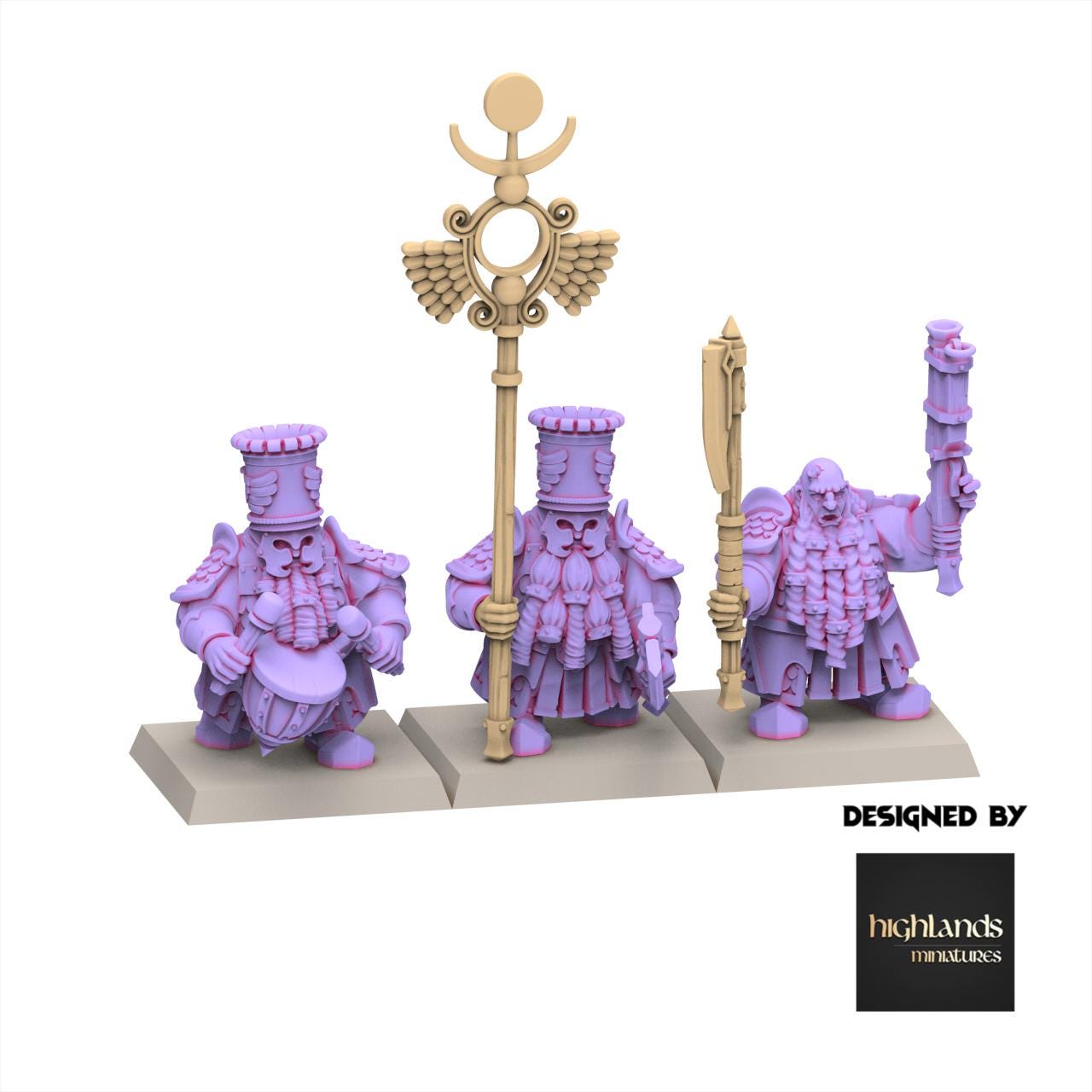 Chaos Dwarves - Heavy Guard - Sons of Marduk - Highlands Miniatures