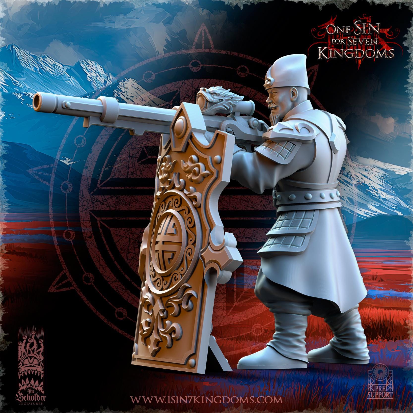 East Empire - Imperial Snipers - Astarii Dynasty - 28&32mm - The Beholder Miniatures