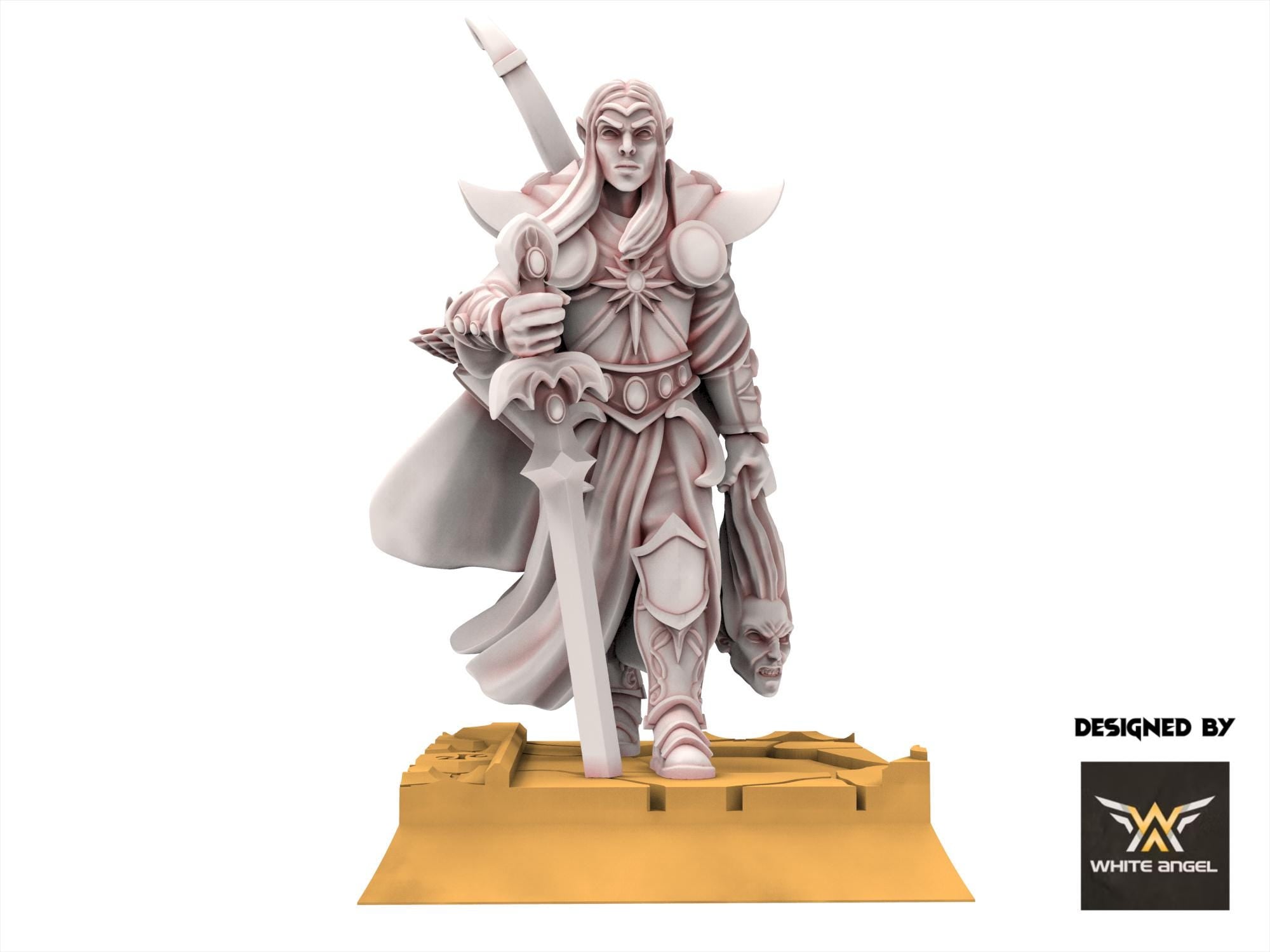 Hight Elves - The Exiled King - White Angel Miniatures