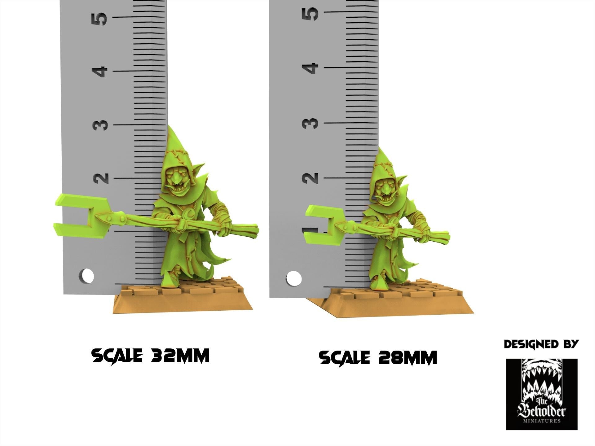 Orc & Goblin - Trebuchert and Crew - The Black horde - The Beholder Miniatures